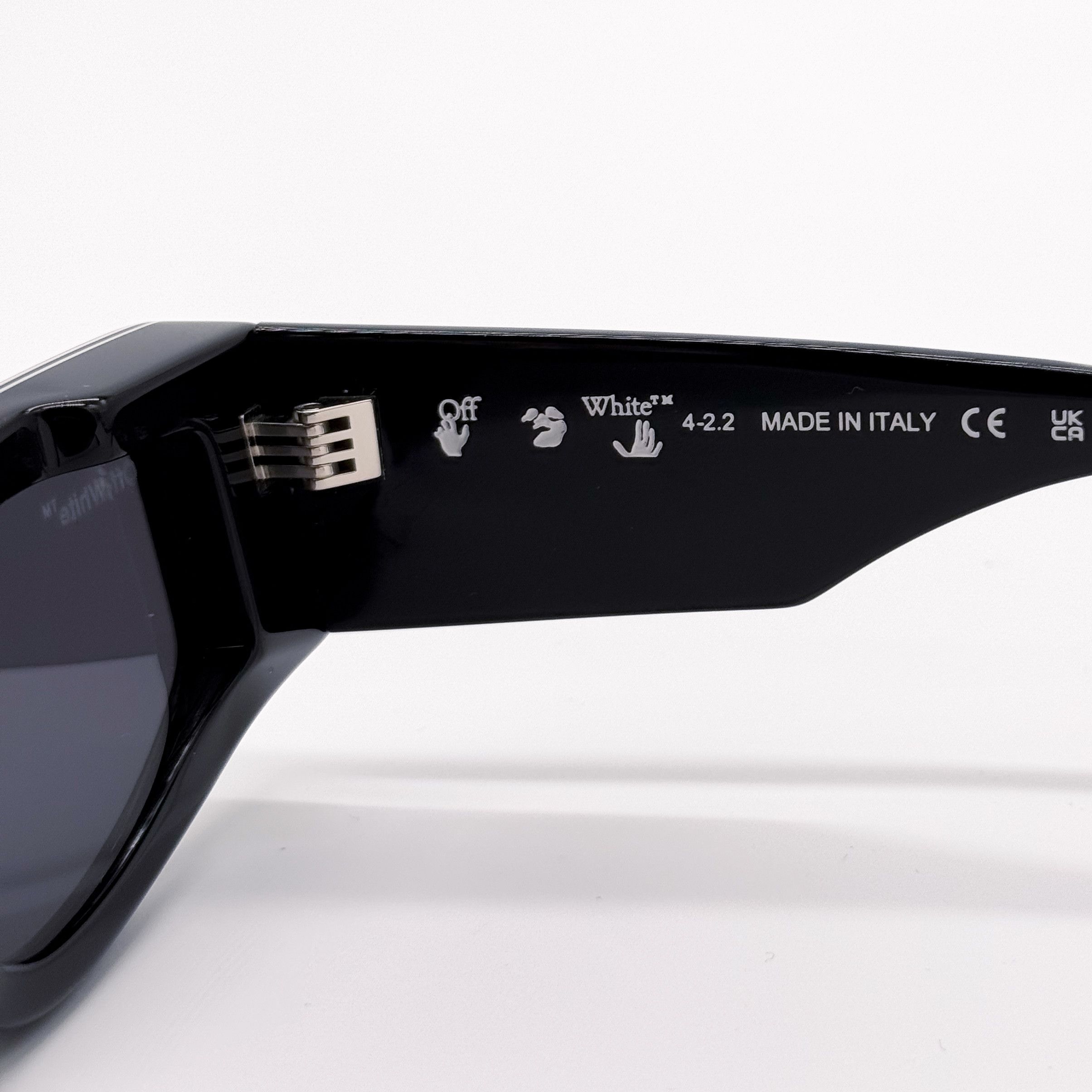 Off-White NEW OFF-WHITE ANDY 11007 BLACK UNISEX SUNGLASSES OFF-WHITE Size ONE SIZE - 11 Thumbnail