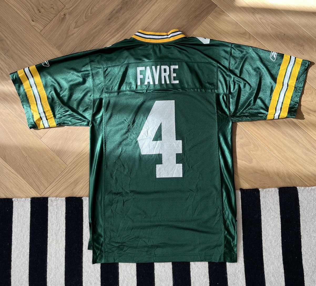 Reebok 2005/06 Green Bay Packers #4 Favre Reebok On Field Home S Size US S / EU 44-46 / 1 - 8 Thumbnail