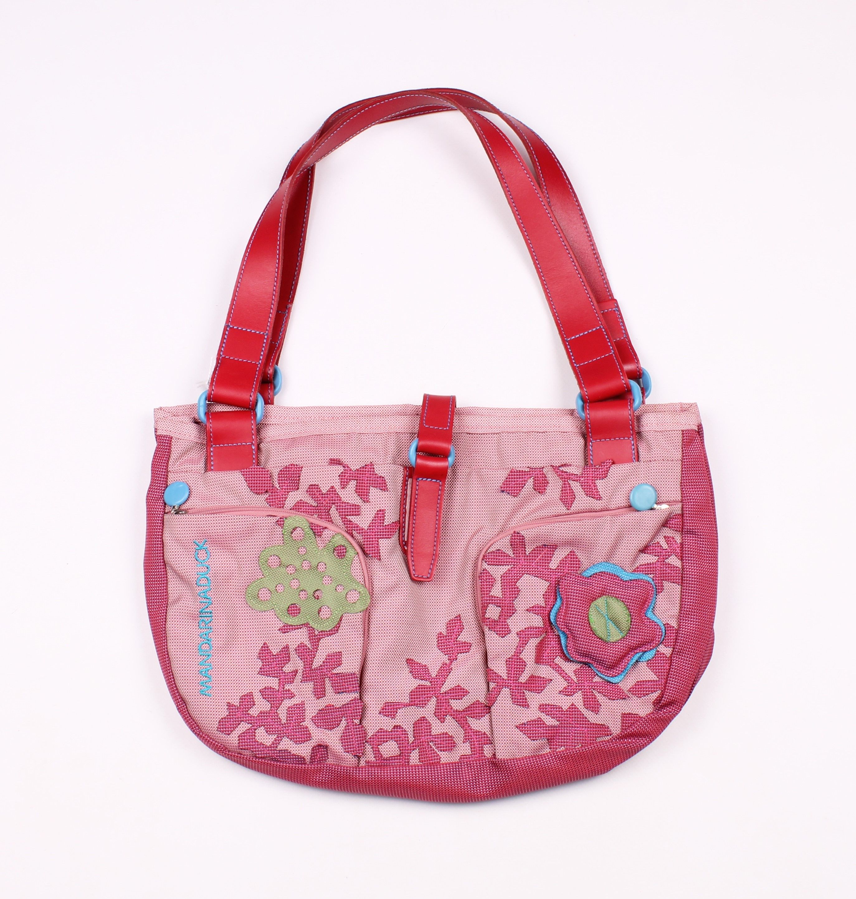 Mandarina Duck × Vintage Vintage Mandarina Duck Y2K Kidcore Applique Shoulder Bag Size ONE SIZE - 1 Thumbnail