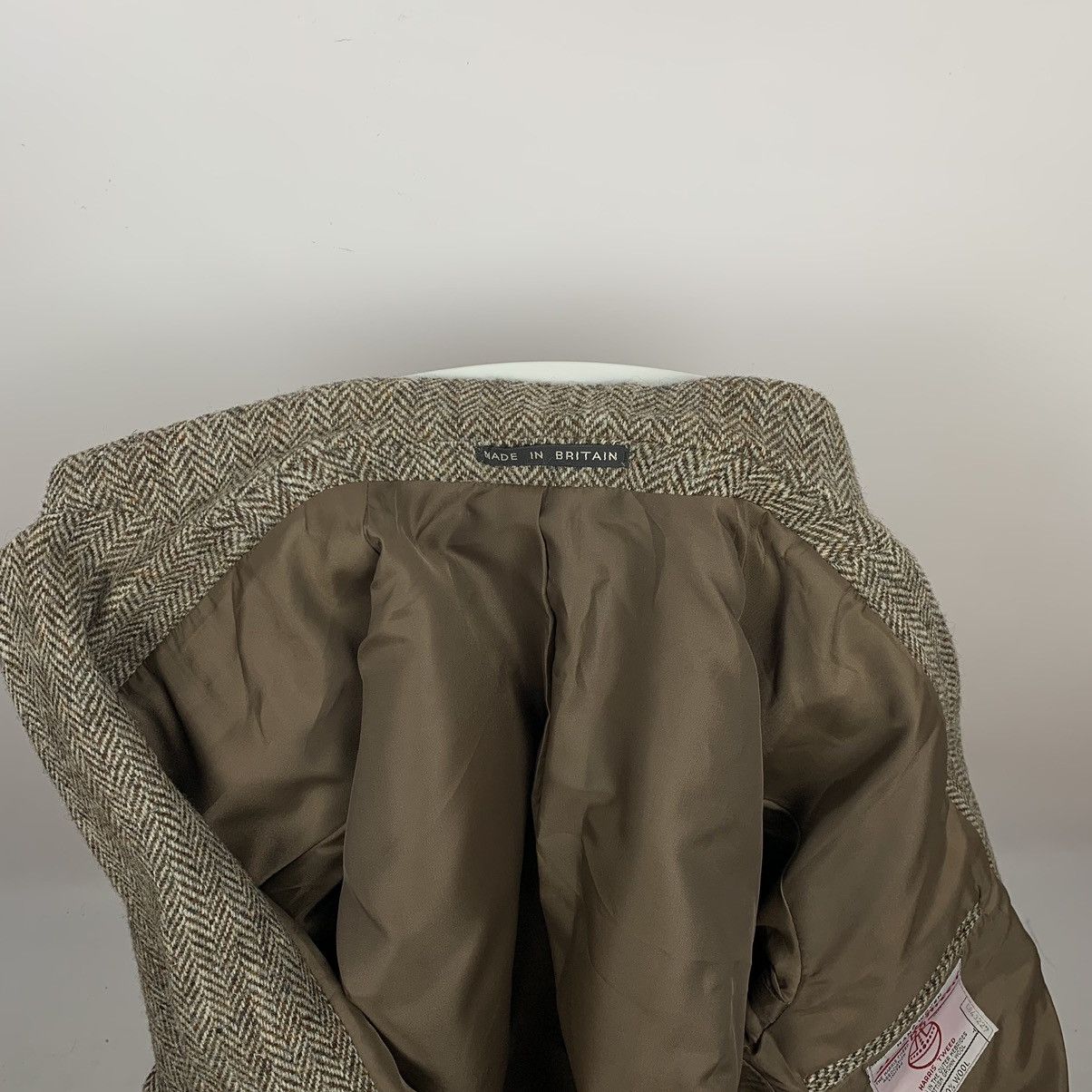 Harris Tweed Vintage Harris Tweed Wool Single Breasted Blazer Jacket 40R Size 40R - 21 Thumbnail