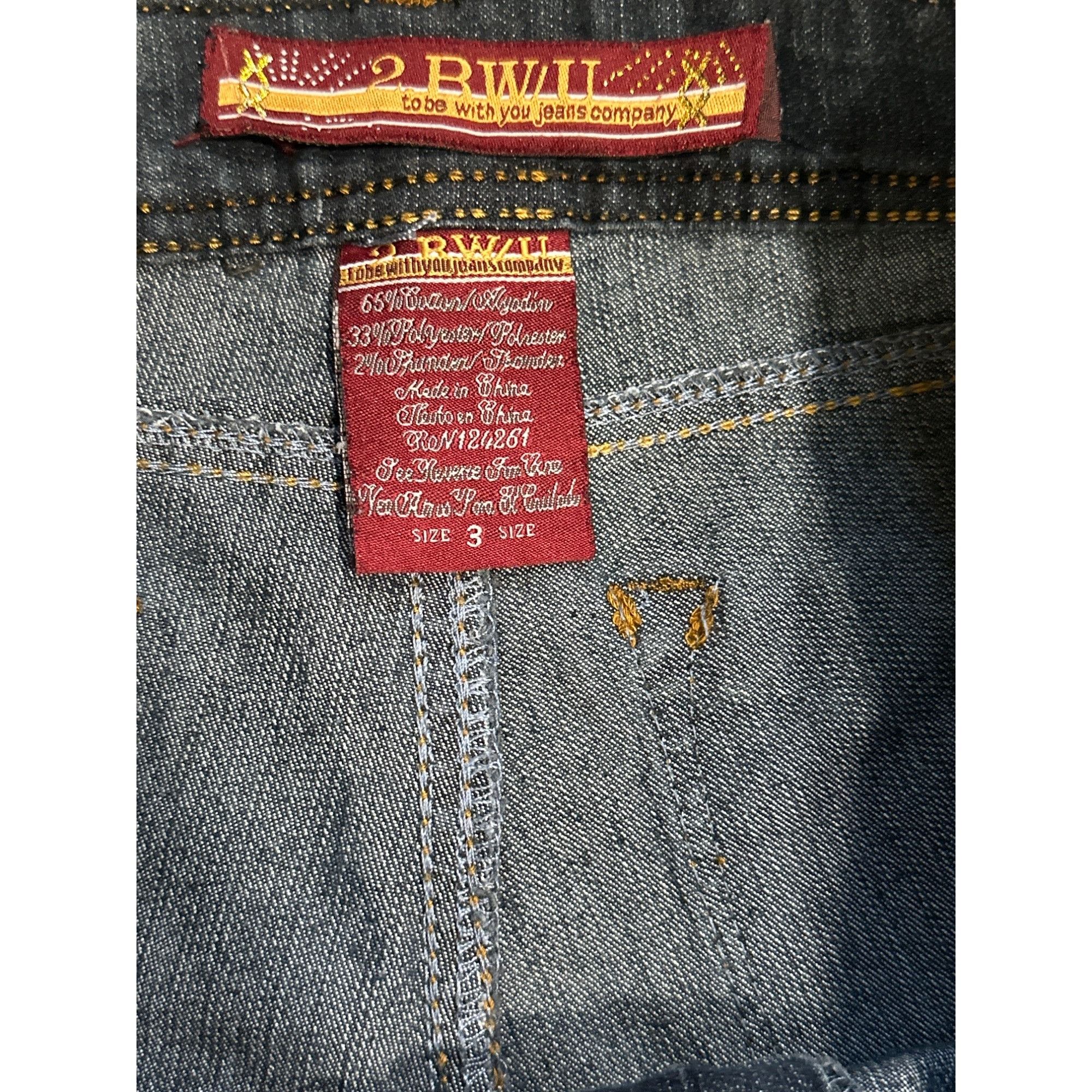 Other 2 BWU Juniors Skinny Jeans Size 3 Stretch Denim Dark Wash Em Size 28" / US 6 / IT 42 - 7 Thumbnail