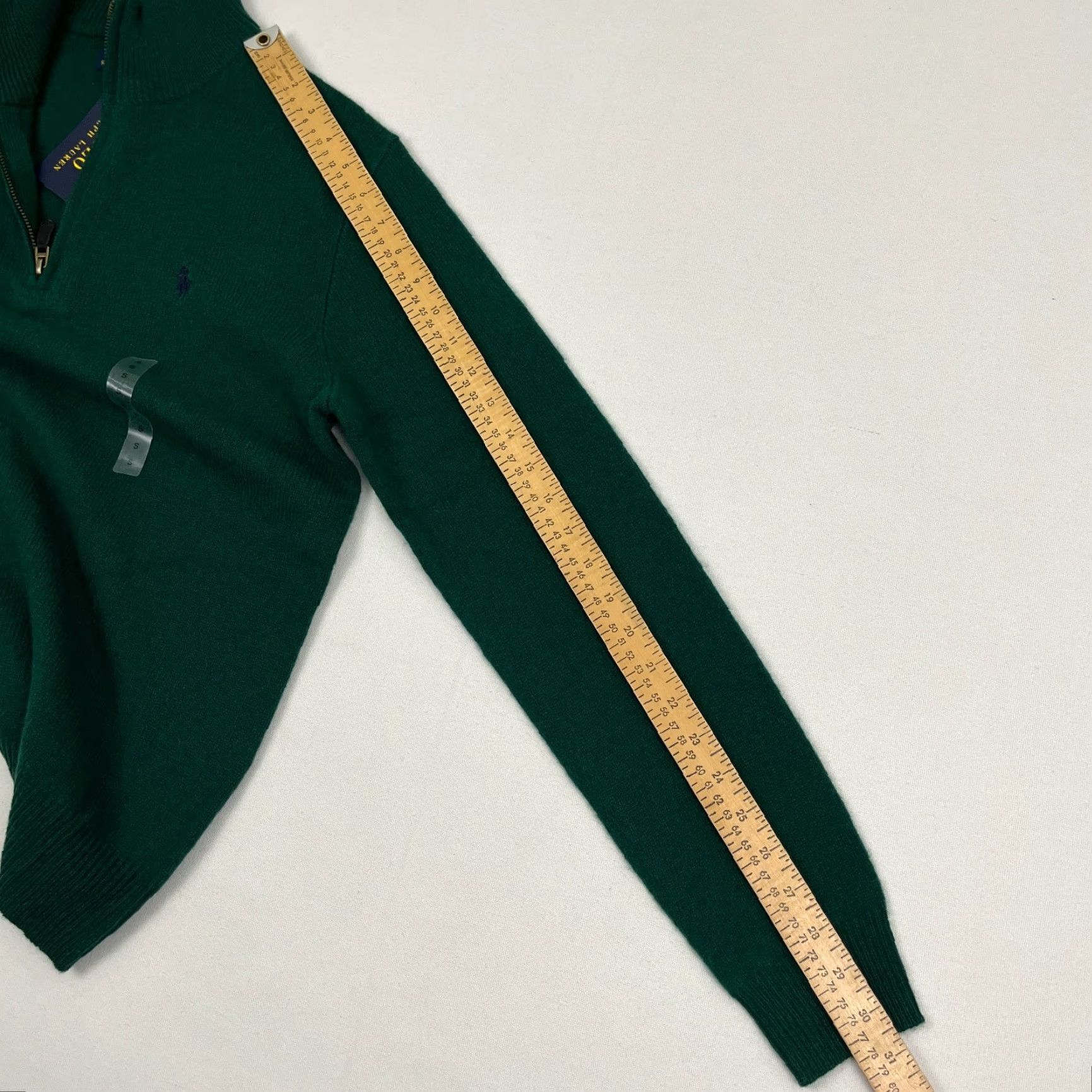 Polo Ralph Lauren Polo Ralph Lauren Sweater Mens S Green 1/4 Zip Pullover Wool Alpaca NEW Size US S / EU 44-46 / 1 - 7 Thumbnail