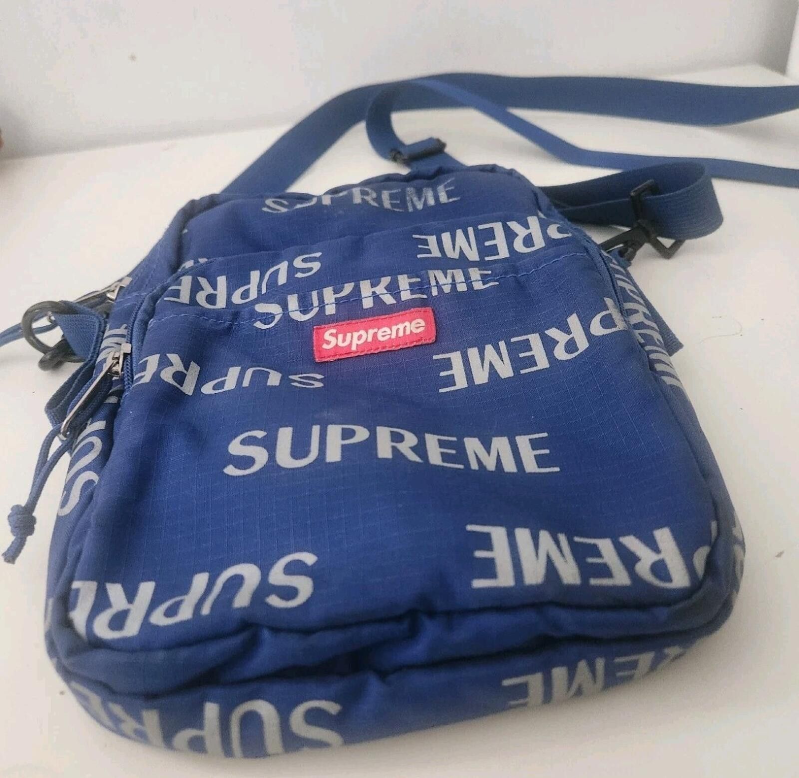 Supreme Supreme Denim Shoulder Bag Washed Indigo | Grailed