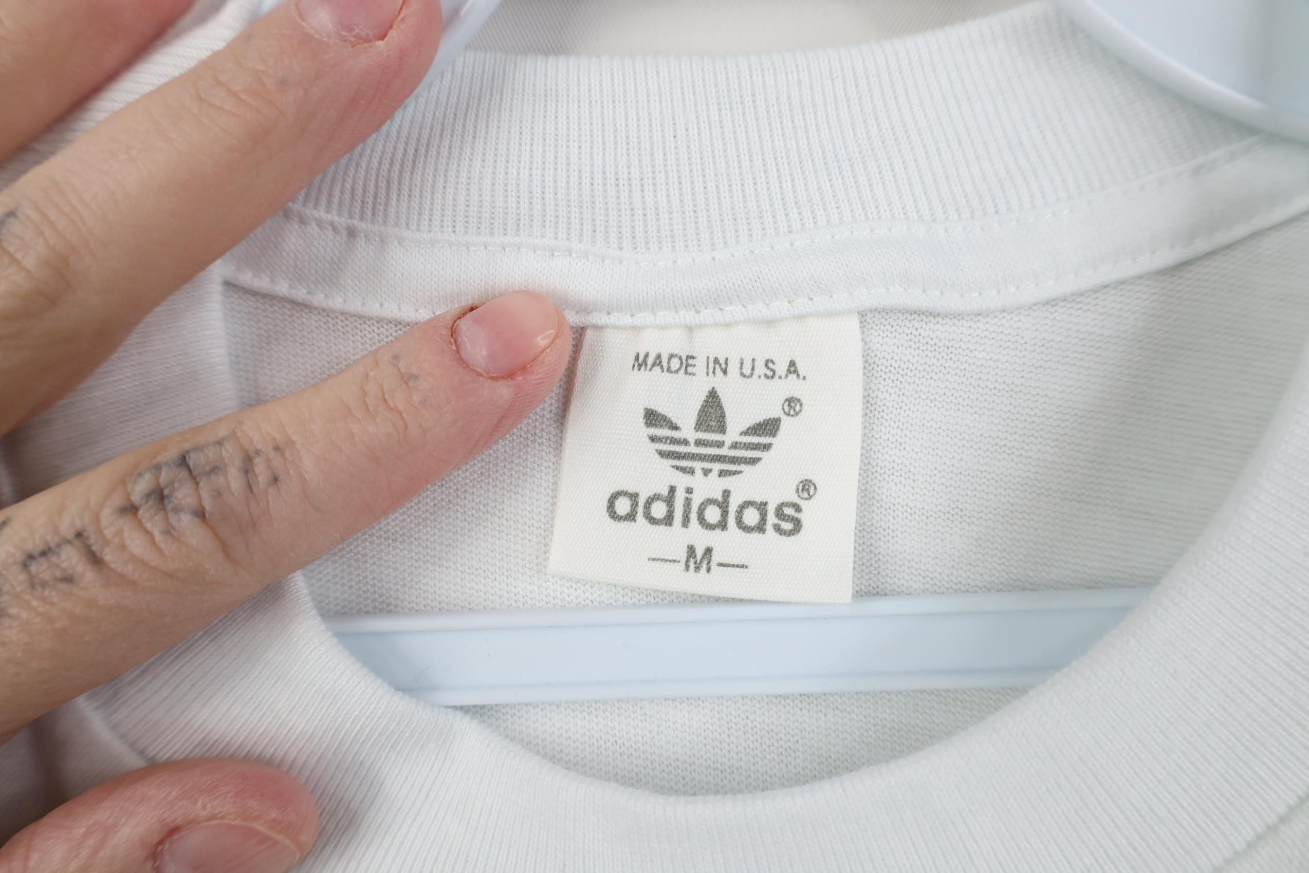 Adidas Deadstock Vintage 80s Adidas Gold Trefoil T-Shirt USA Size US M / EU 48-50 / 2 - 8 Thumbnail