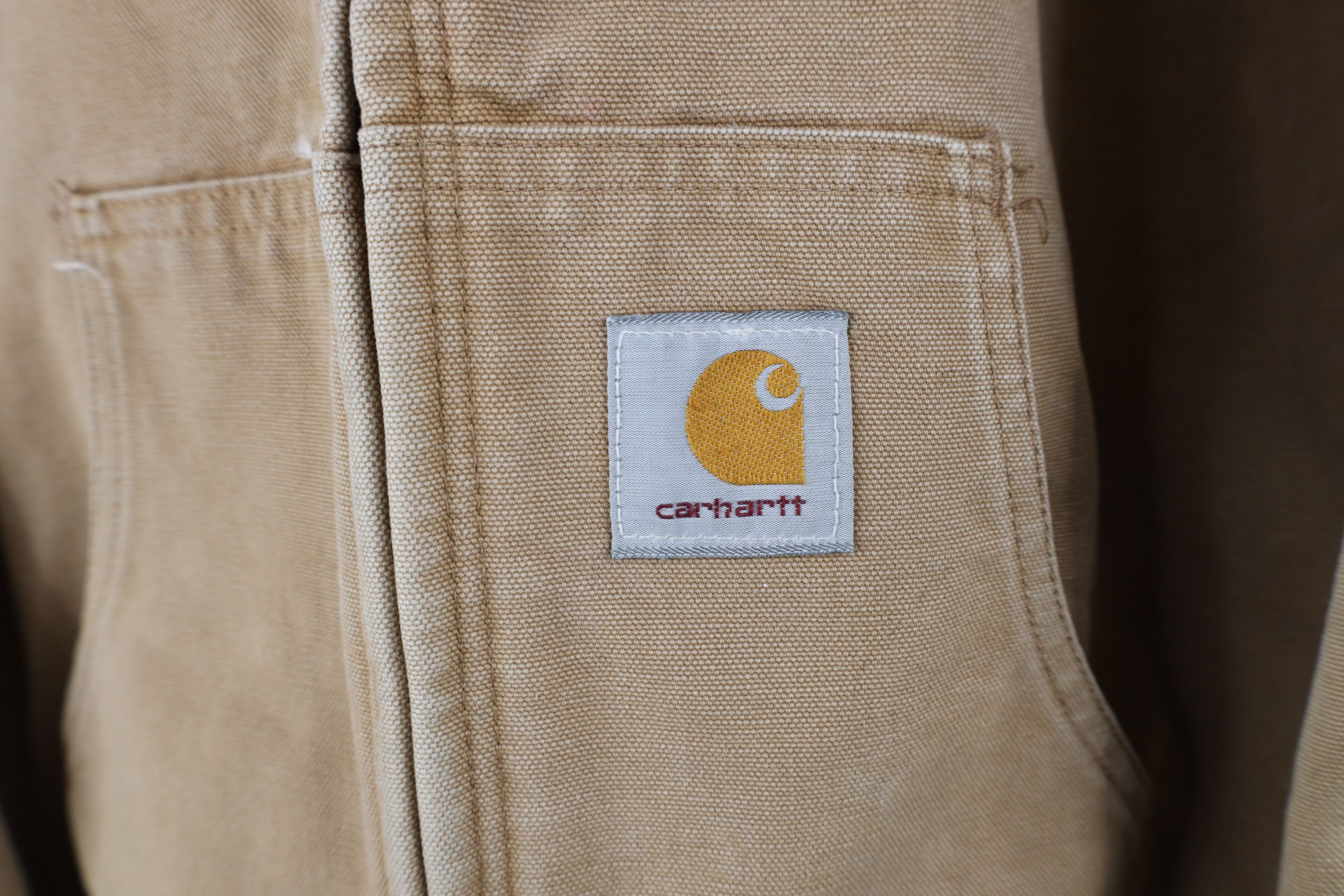 Carhartt × Vintage Vintage 90s Carhartt Full Zip Hooded Jacket Duck Brown USA Size US M / EU 48-50 / 2 - 4 Thumbnail
