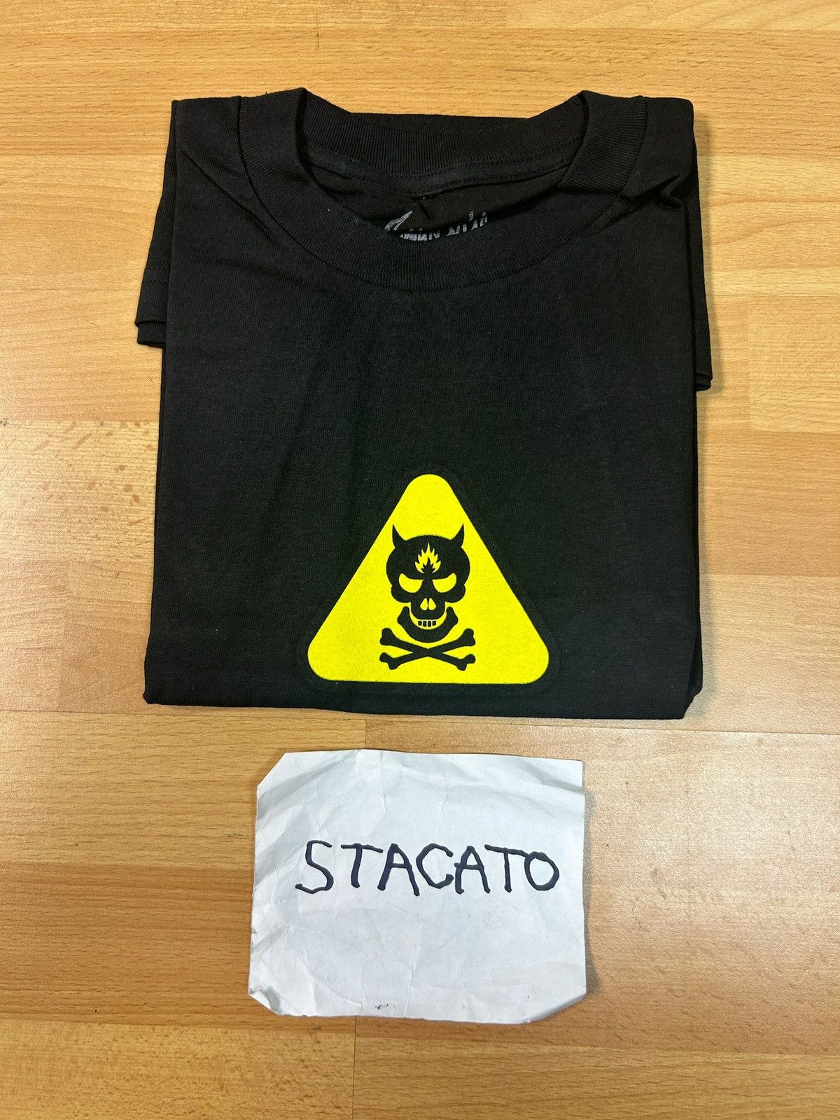 Gnarcotic × Rap Tees Gnarcotic Lil Gnar Skull Cross Bones Warning Sign Tee Black Size US S / EU 44-46 / 1 - 5 Thumbnail