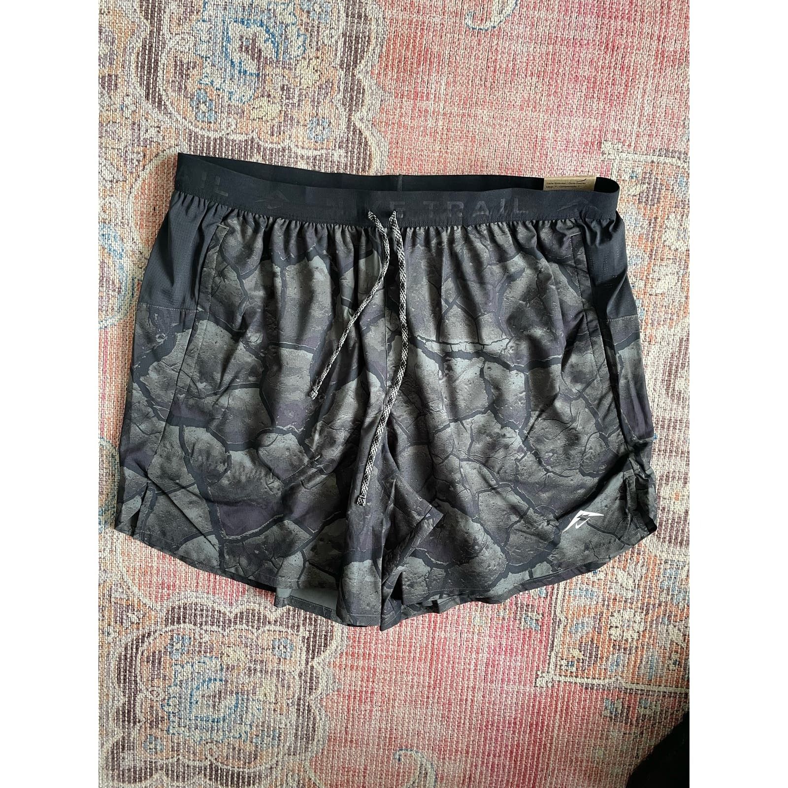 Nike NWT Nike Men's Stride Running Shorts Gray Black Size 2XL Size US 42 / EU 58 - 1 Thumbnail