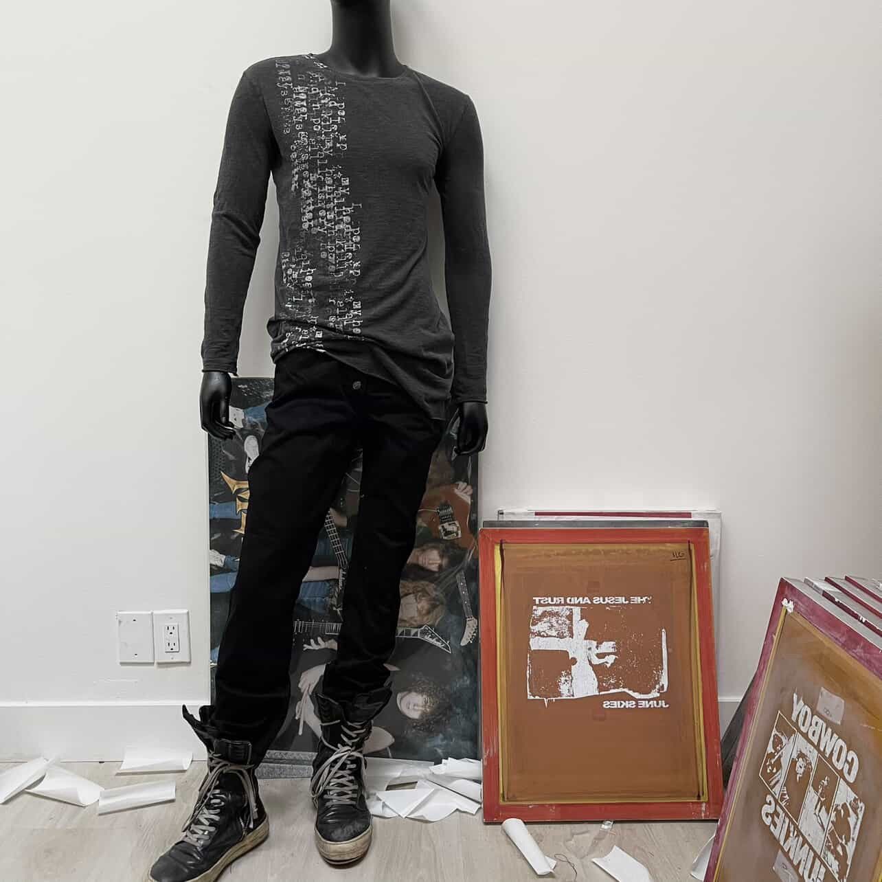 Other Hand made rust black skinny selvedge denim Size US 32 / EU 48 - 4 Thumbnail