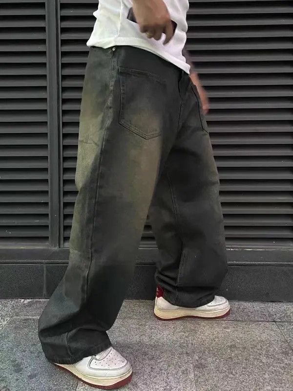 Japanese Brand VIBE Street grunge hip hop washed heavy jeans Size US 34 / EU 50 - 8 Thumbnail