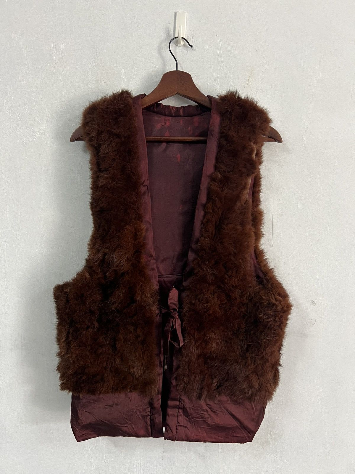 If Six Was Nine Faux Fur Mohair Vest Sleeveless Size US M / EU 48-50 / 2 - 1 Thumbnail