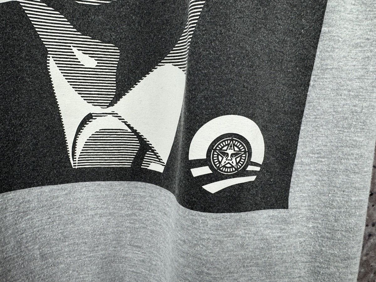 Obey Obey Graphic Portrait Print T-Shirt – Grey Short Sleeve Size US M / EU 48-50 / 2 - 6 Thumbnail