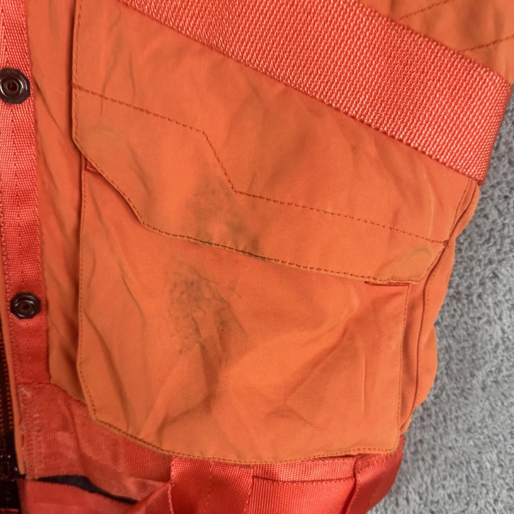 Ralph Lauren Ralph Lauren SPCL AGENT Vest Mens M Orange Insulated Quilted Full Zip With Pockets Casual Military Jacket Style Size US M / EU 48-50 / 2 - 5 Thumbnail