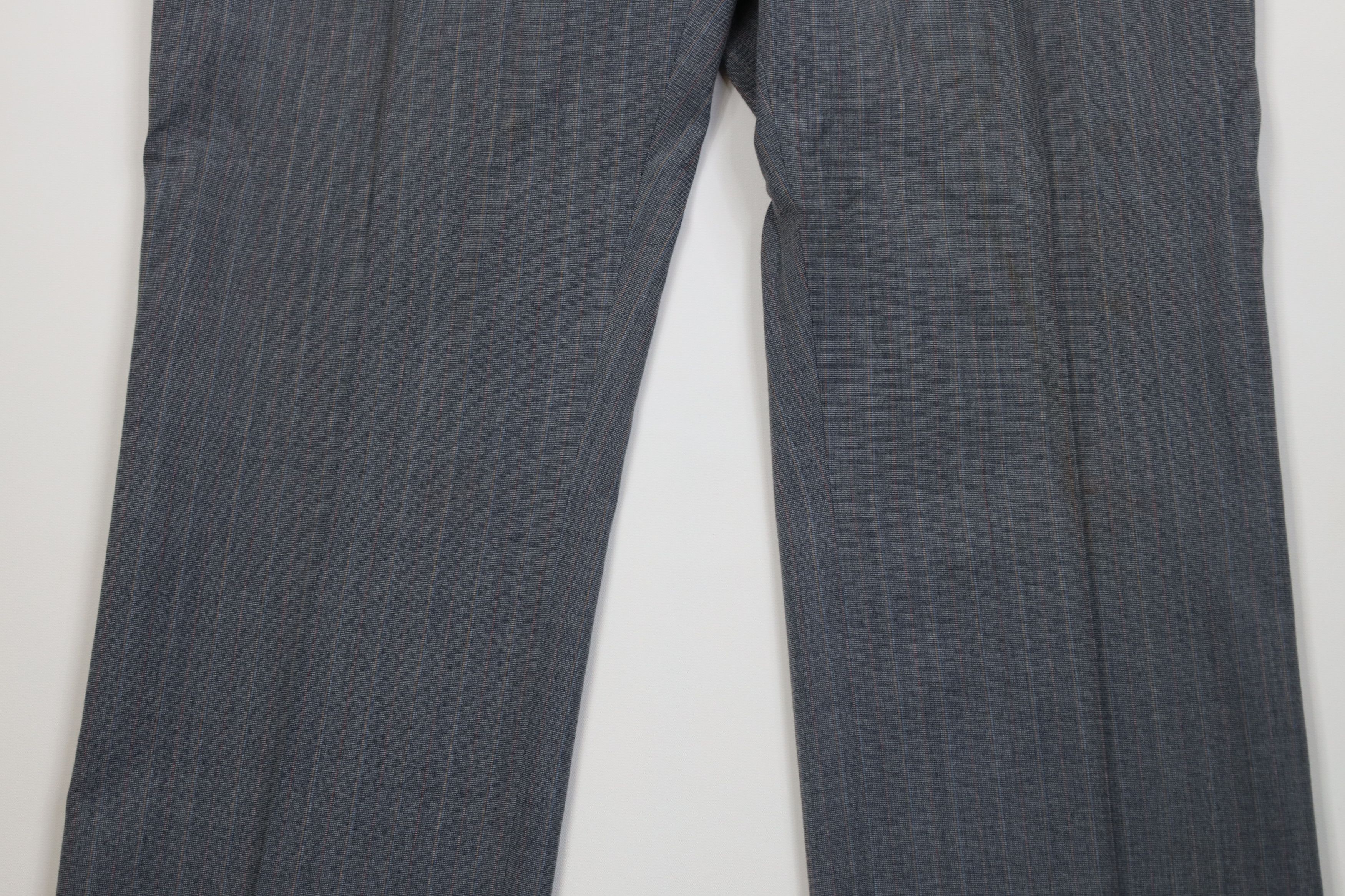 Vintage Vintage 70s Streetwear Striped Wide Leg Chino Pants USA Size US 36 / EU 52 - 3 Thumbnail