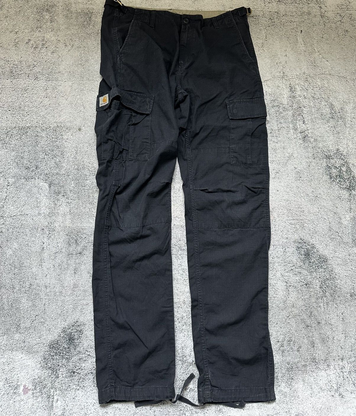 Carhartt Carhartt Cargo Aviation Blue Pants 33x34 Fit Size US 33 - 1 Thumbnail