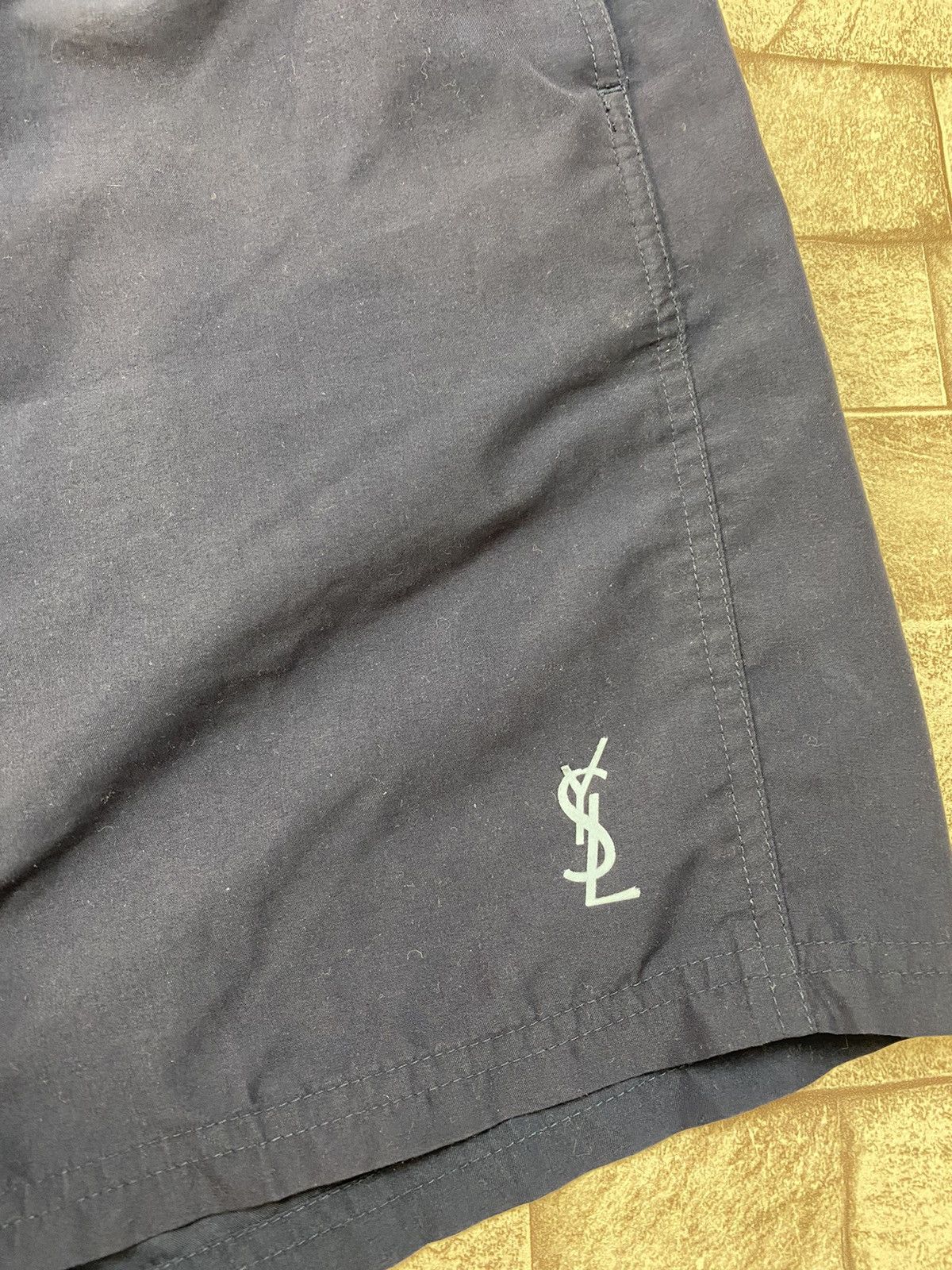 Vintage × Yves Saint Laurent Yves Saint Laurent Shorts by Y2K style L Size US 32 / EU 48 - 4 Thumbnail
