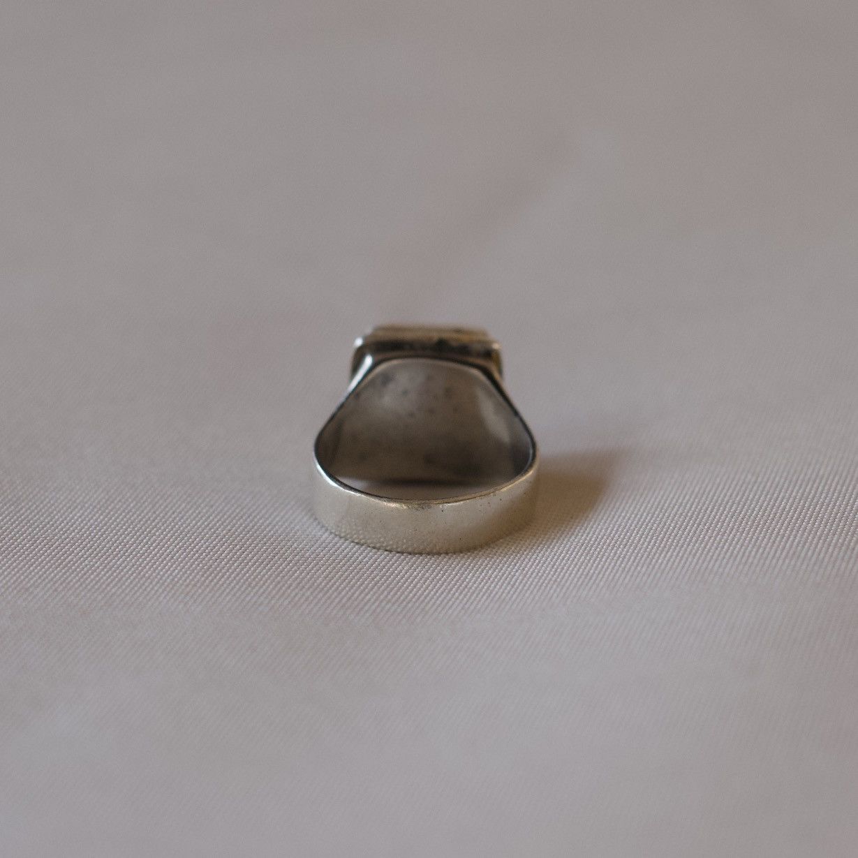 Handmade Handmade Sterling Silver Turquoise Ring 9 Size ONE SIZE - 3 Thumbnail