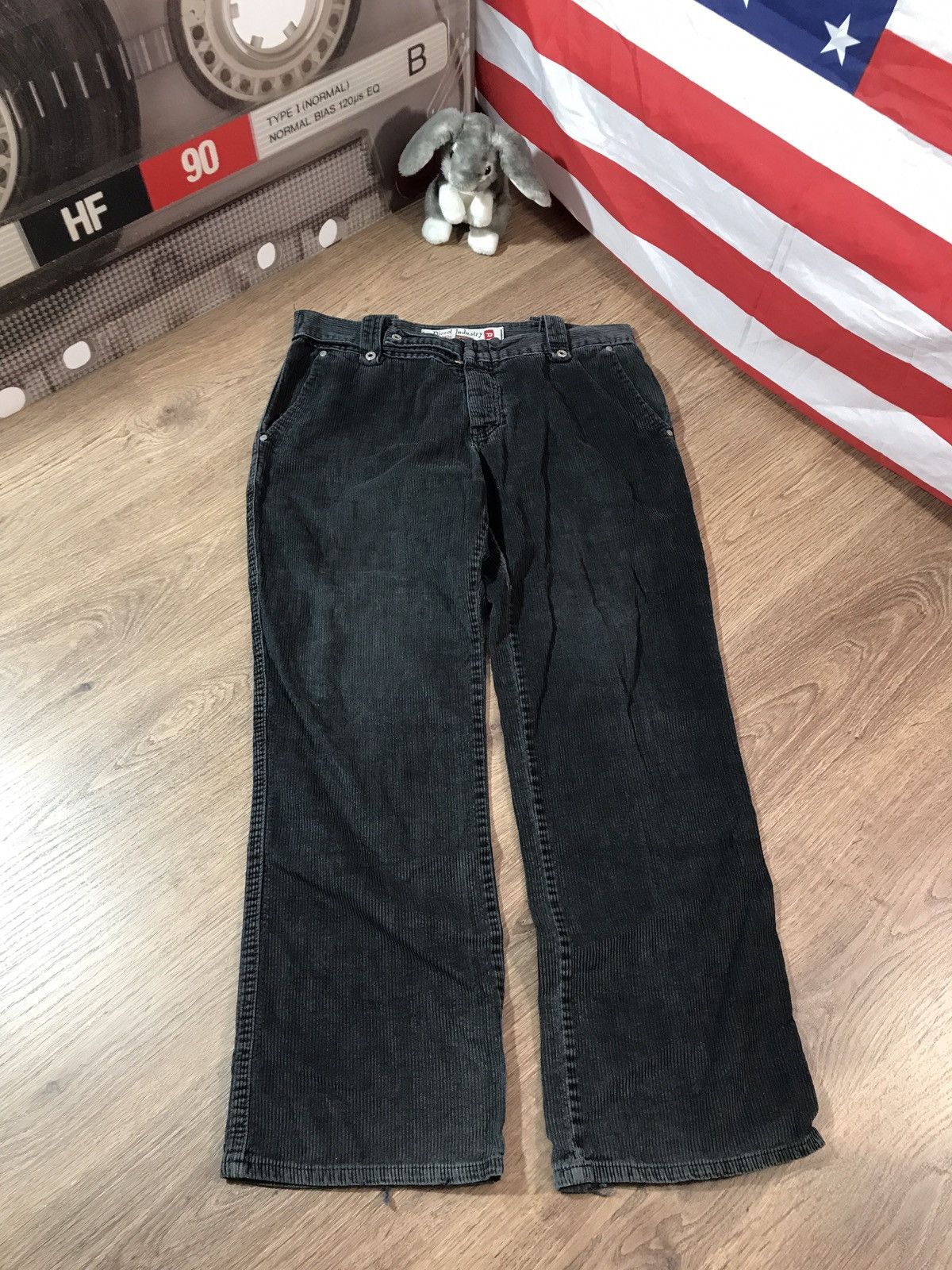 Diesel × Vintage Vintage Diesel velvet pants jeans size 36 Size US 36 / EU 52 - 1 Thumbnail
