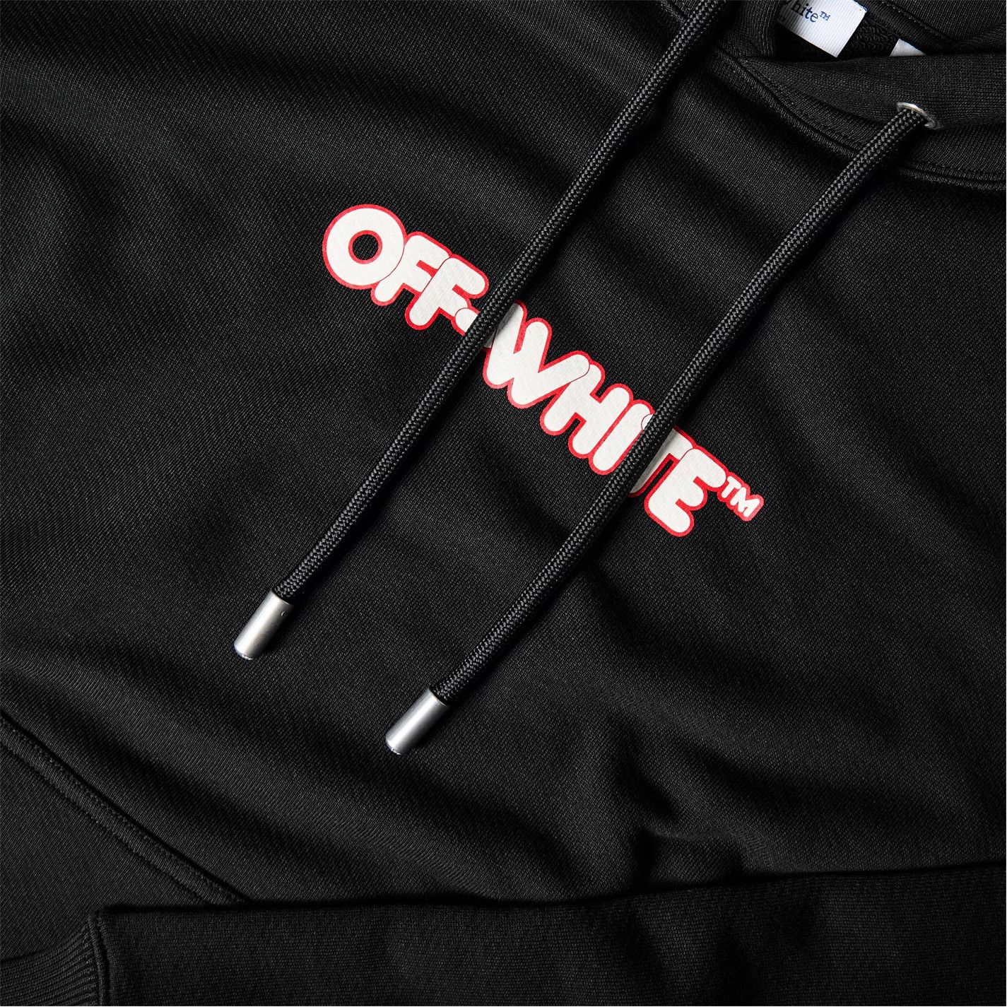Off-White o1g2r1mq0226 Round Logo Skate Pull Over Hoodie In Black Size US XXL / EU 58 / 5 - 3 Thumbnail