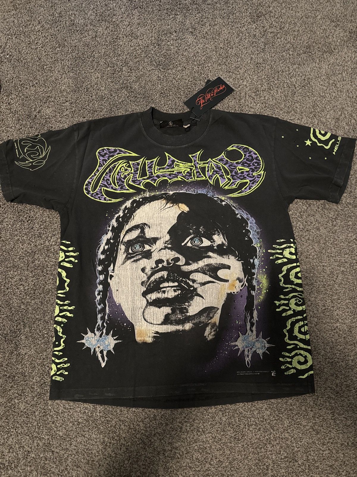 HELLSTAR Absolute Grail - Hellstar AMEN Tee (sz Small) Size US S / EU 44-46 / 1 - 1 Thumbnail