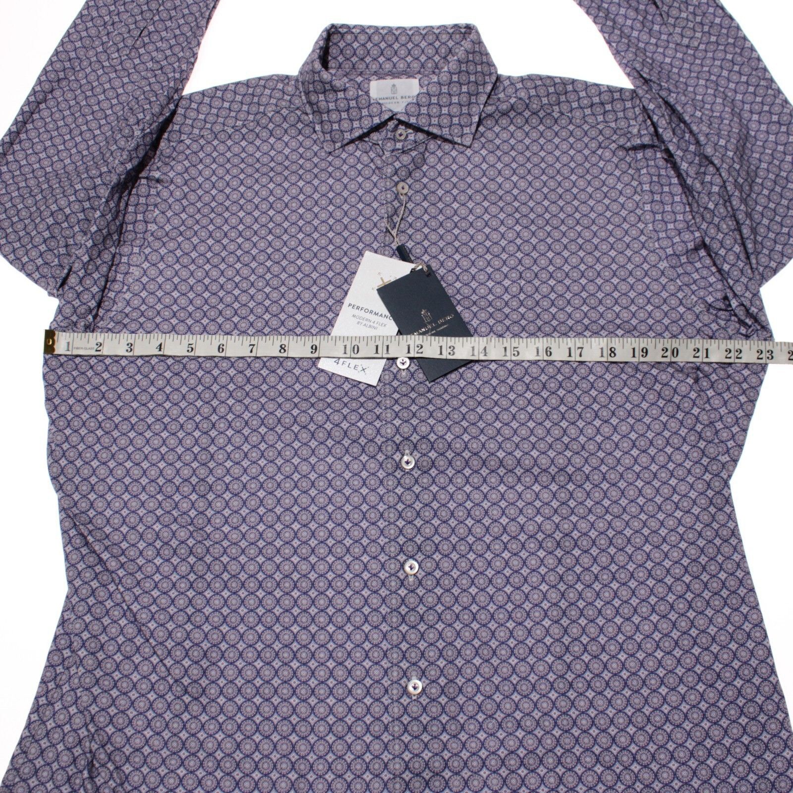 Emanuel Berg New with tags Shirt Size L US In Purple