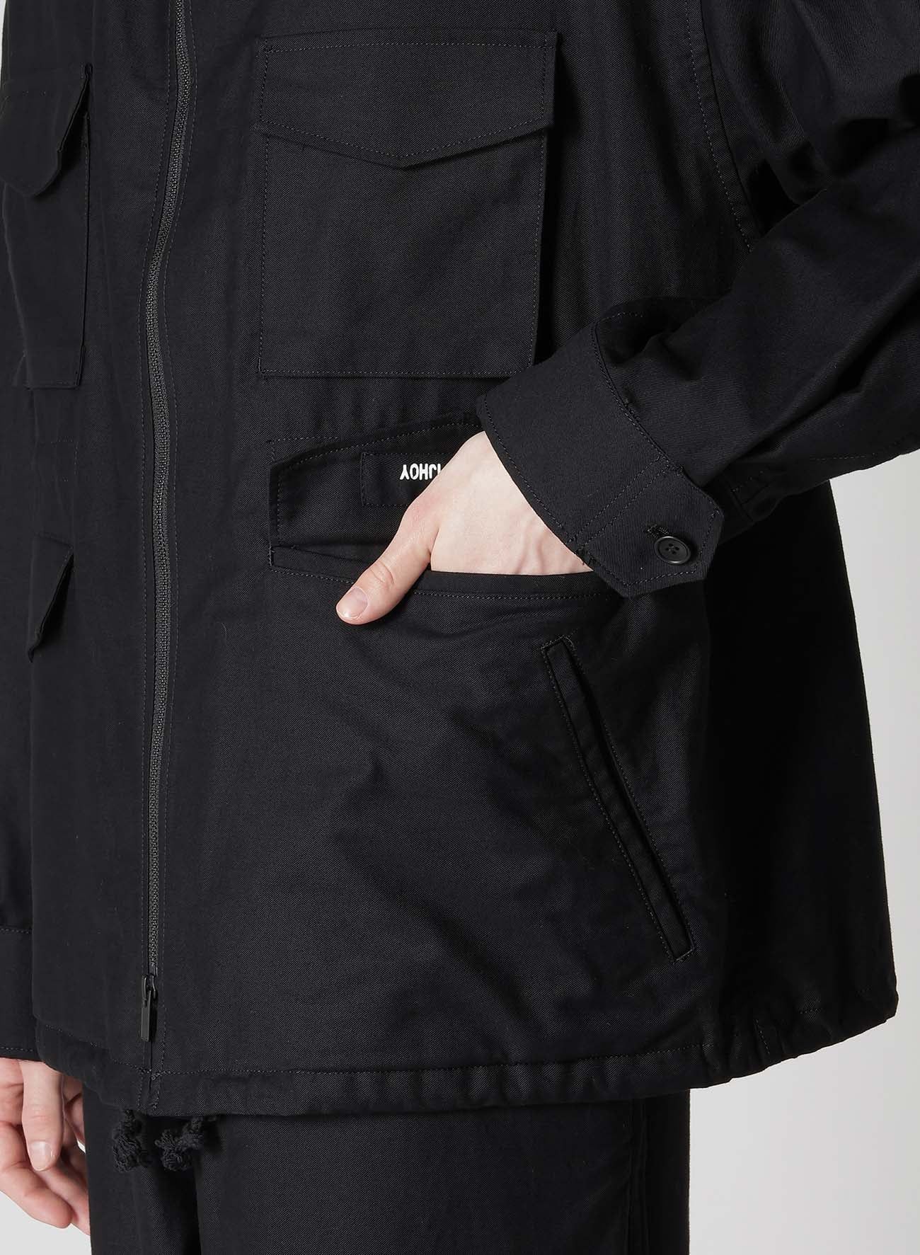 Yohji Yamamoto NWT Yohji Pour Homme AW24 WIDE TWILL BRIM HOOD BLOUSON sz 1 Size US S / EU 44-46 / 1 - 7 Thumbnail