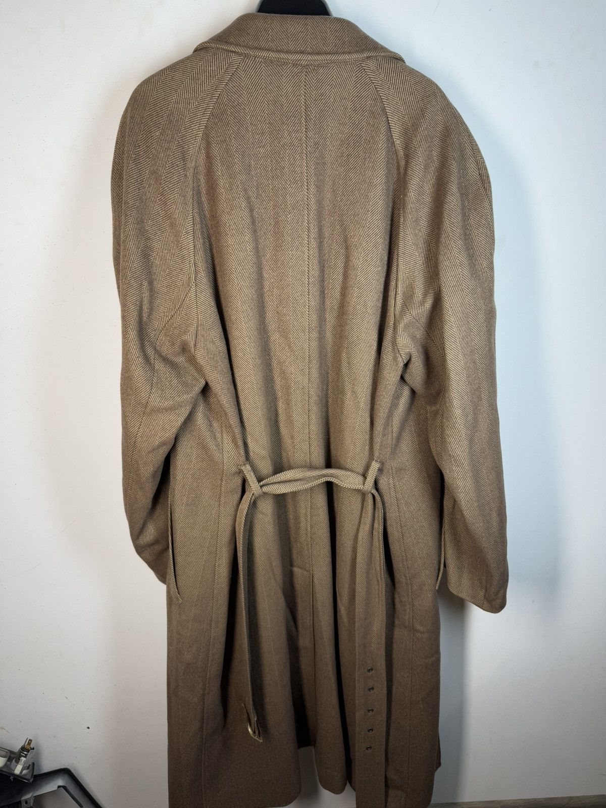 Yves Saint Laurent Wool YSL Coat Heavy Brown Soft Camel France Size US L / EU 52-54 / 3 - 5 Thumbnail
