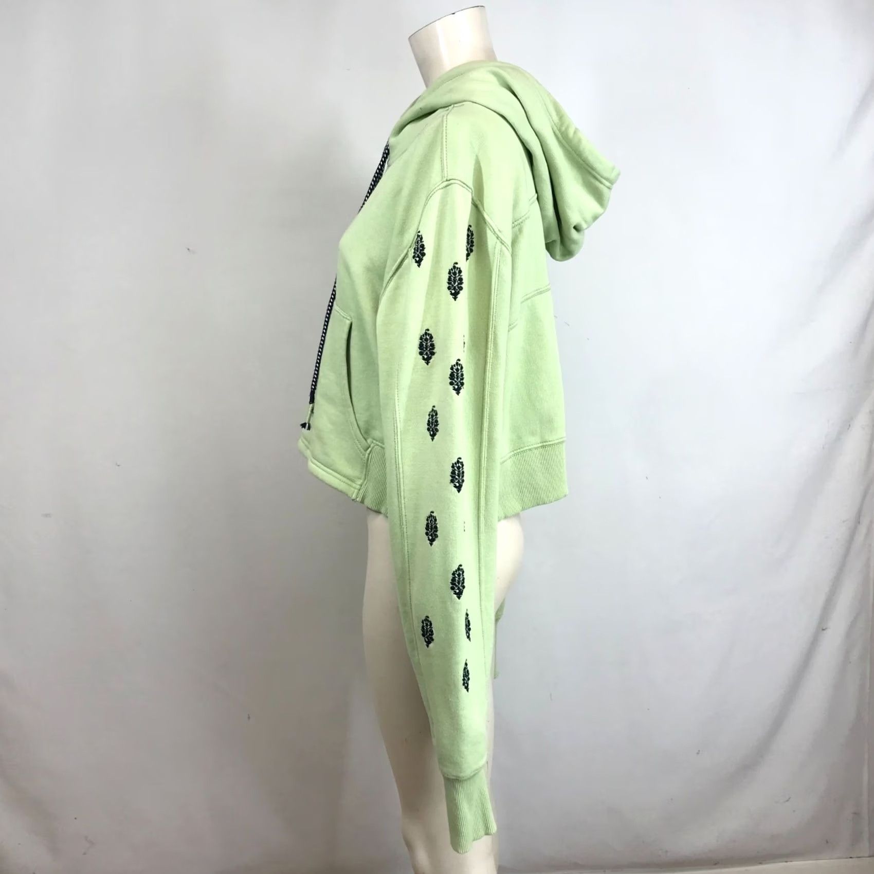 Vintage FREE MOVEMENT Sweatshirt Hooded Green Cotton Blend Women's XL RUN OUT Size XL / US 12-14 / IT 48-50 - 7 Thumbnail
