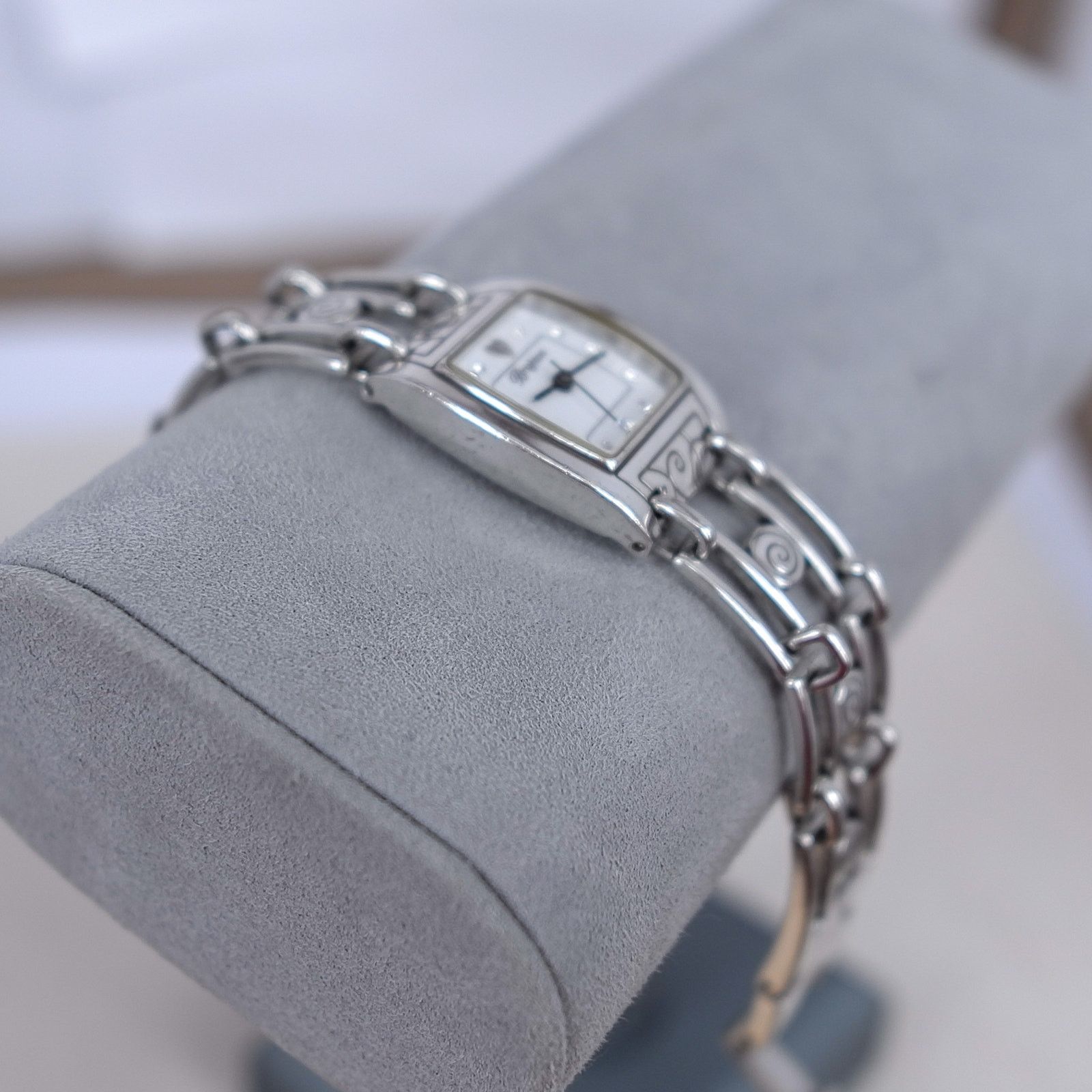 Brighton Brighton Malibu Watch Square Links Swirl Design Silver Size ONE SIZE - 9 Thumbnail