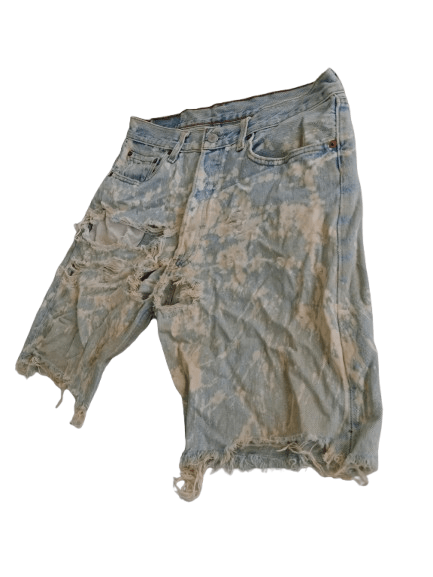 Levi's Vintage Clothing Levis 501 Distressed Short Pants Made in USA Acid Wash Style Size US 31 - 3 Thumbnail