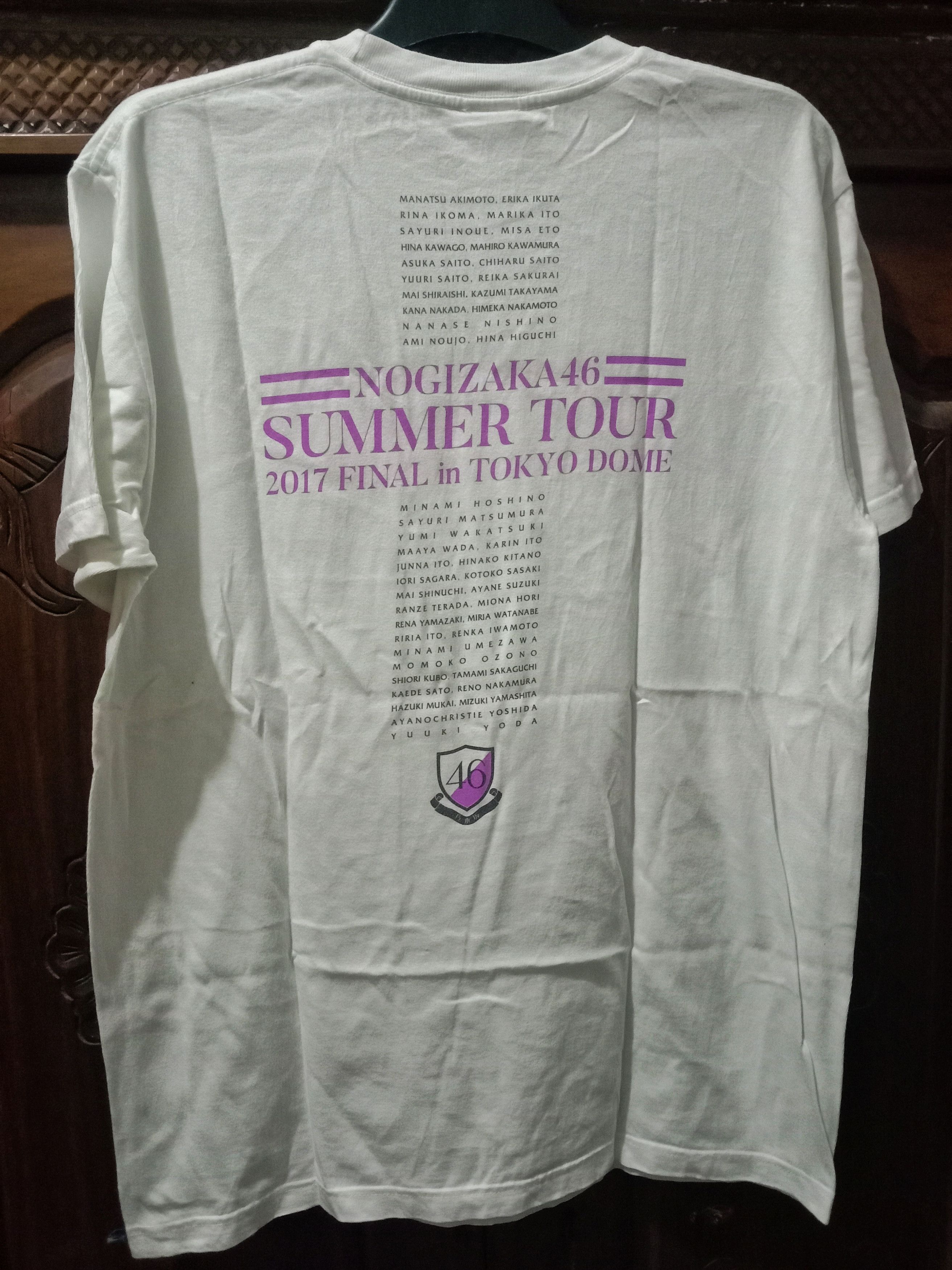 Japanese Brand T-shirt Nogizaka46 Summer Tour 2017 Final Original Size US L / EU 52-54 / 3 - 3 Thumbnail