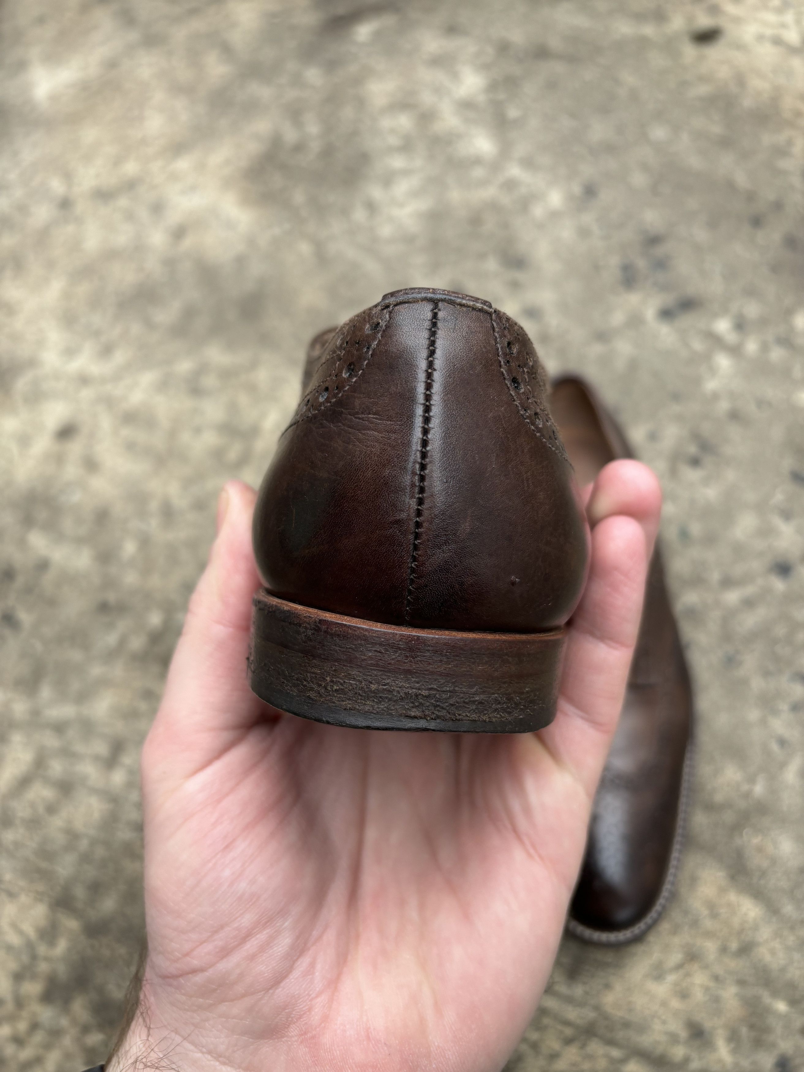 Margaret Howell RRP£650.00 Margaret Howell Chestnut Brogue Shoes Size US 8 / IT 38 - 3 Thumbnail
