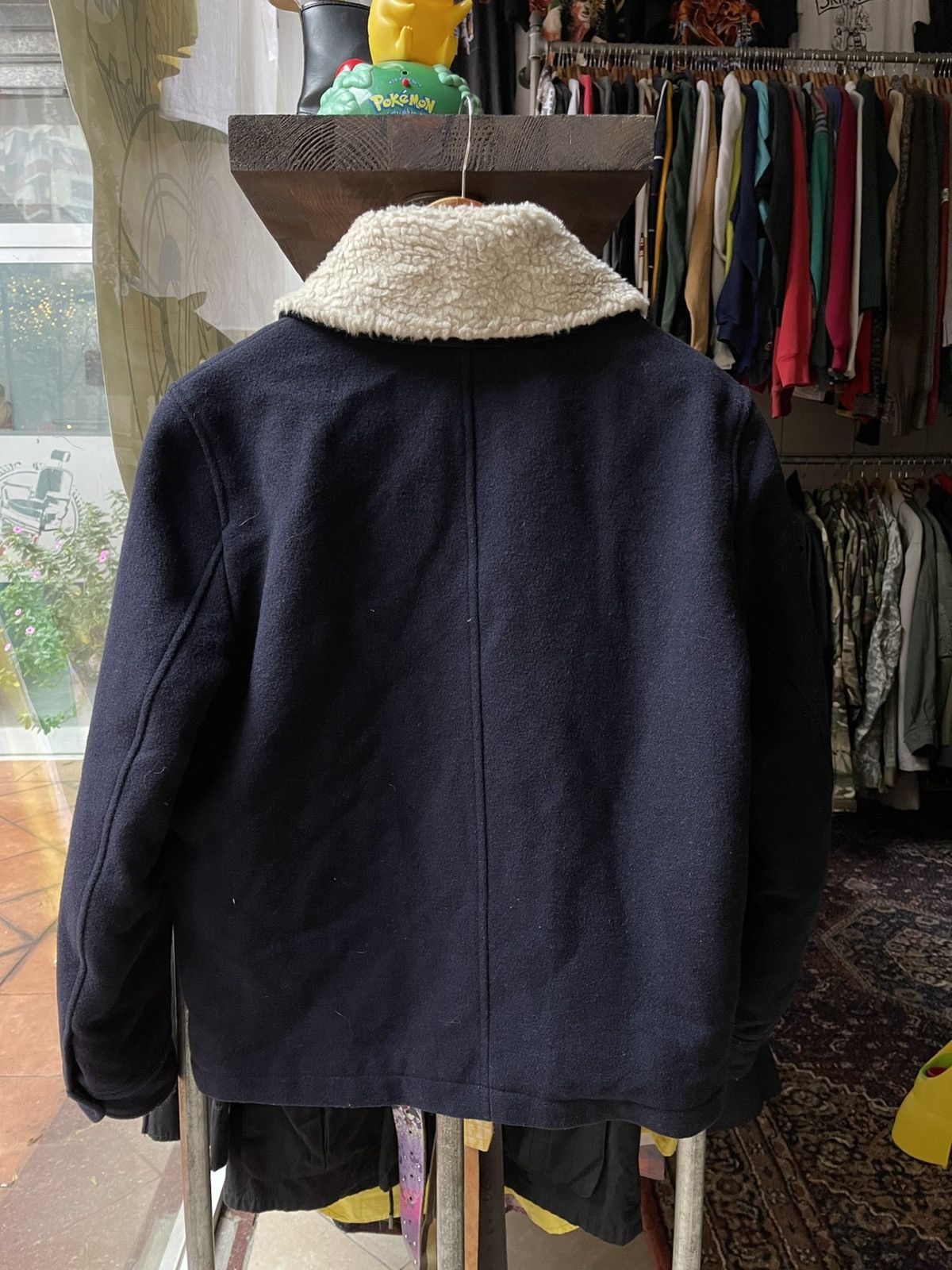 Tiger of Sweden Tiger Of Sweden Navy Refusion 3 Bomber Sherpa Jacket Size US L / EU 52-54 / 3 - 2 Thumbnail