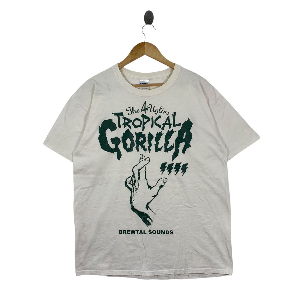 Vintage TROPICAL GORILLA The 4 Uglies Japan Hardcore PunkBand Tshirt Size US L / EU 52-54 / 3 - 1 Thumbnail