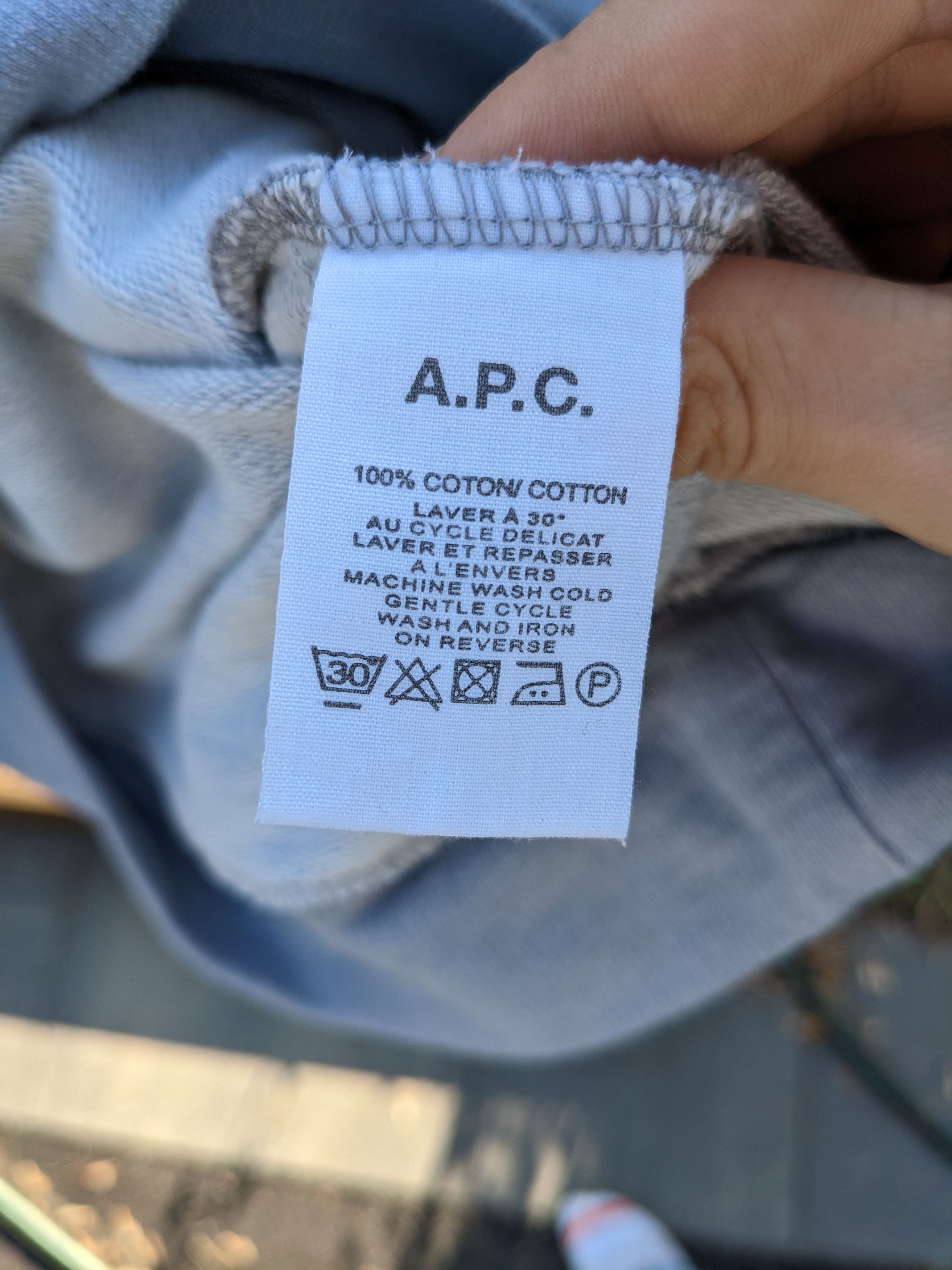 A.P.C. Grey APC sweatshirt Size US M / EU 48-50 / 2 - 5 Thumbnail