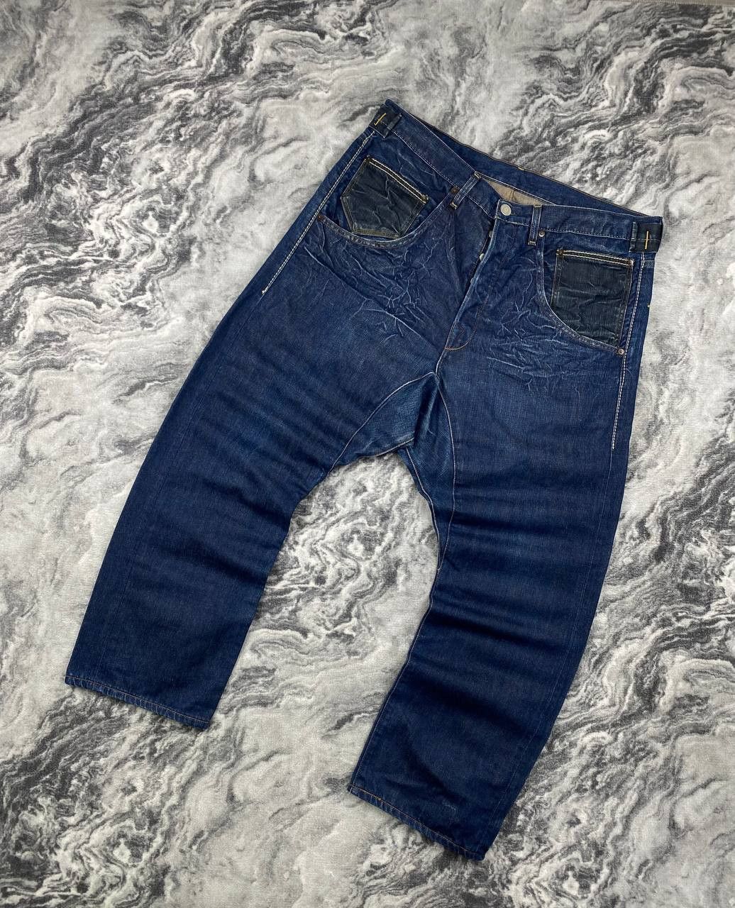 Levi's Vintage Levi's Wide Loose Fit Big Flap Pocket Baggy Denim Size US 36 / EU 52 - 2 Thumbnail