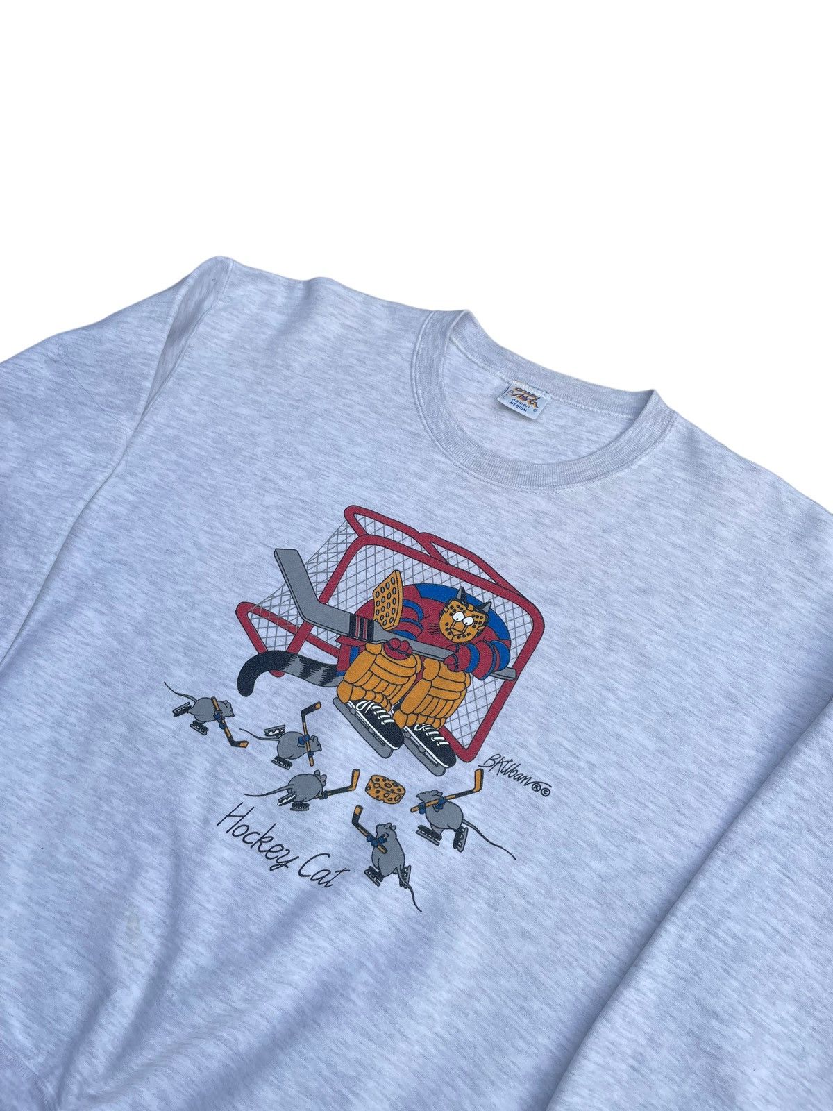 Vintage Vintage Crazy Shirt Happy Cat Crewneck Size US M / EU 48-50 / 2 - 2 Thumbnail
