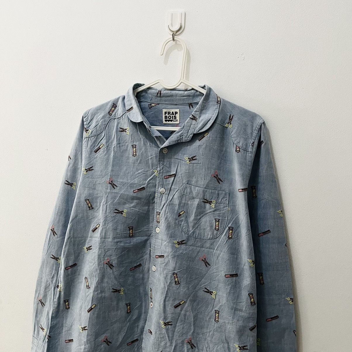 Issey Miyake Frapbois Half x Issey Miyake Botton Up Shirt Size US M / EU 48-50 / 2 - 2 Thumbnail