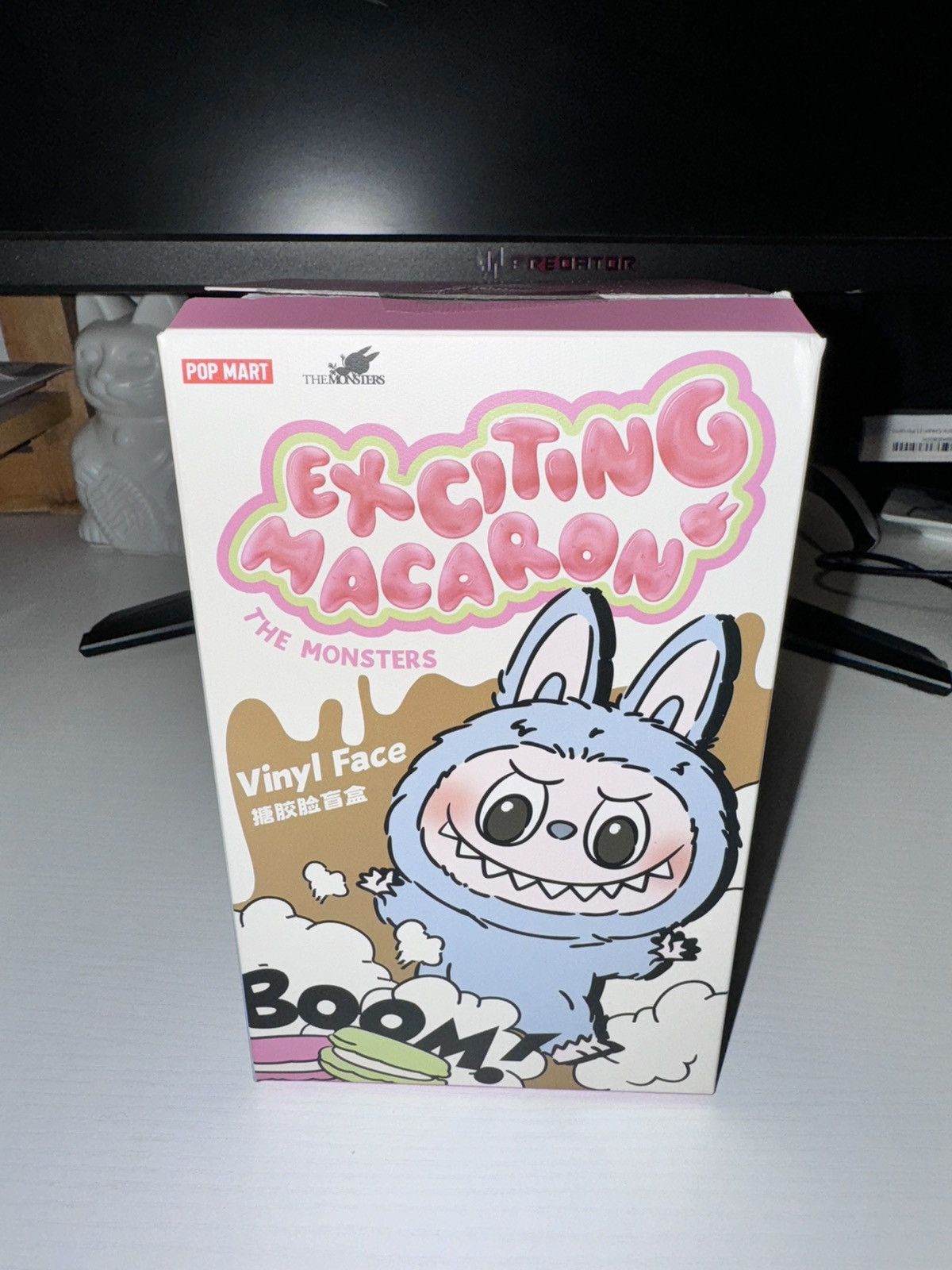 POP MART POP MART Labubu Exciting Macaron Soymilk Confirmed Size ONE SIZE - 5 Thumbnail