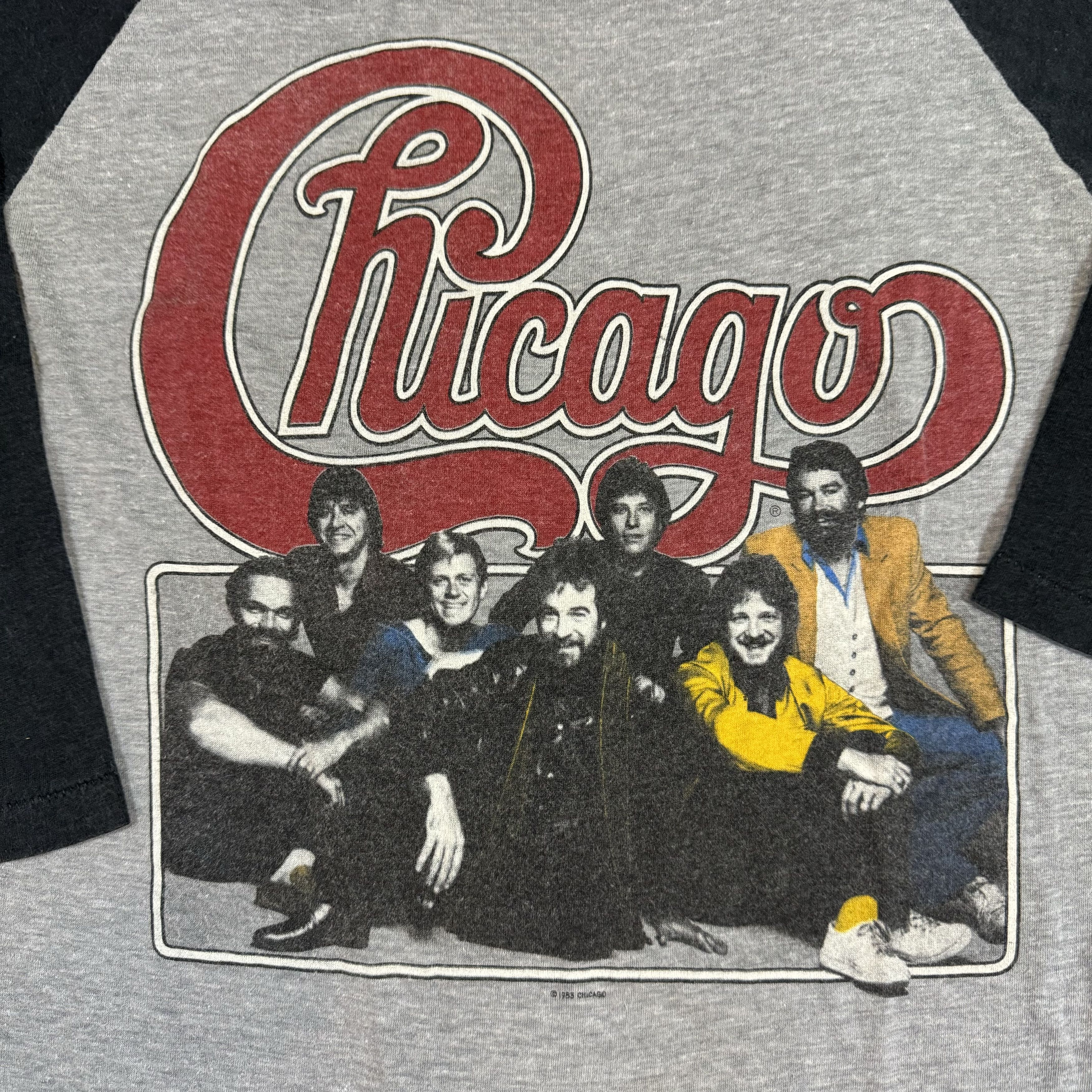 Band Tees × Vintage Rare 1983 CHICAGO Band Tour Raglan Baseball T-Shirt Size US M / EU 48-50 / 2 - 2 Thumbnail