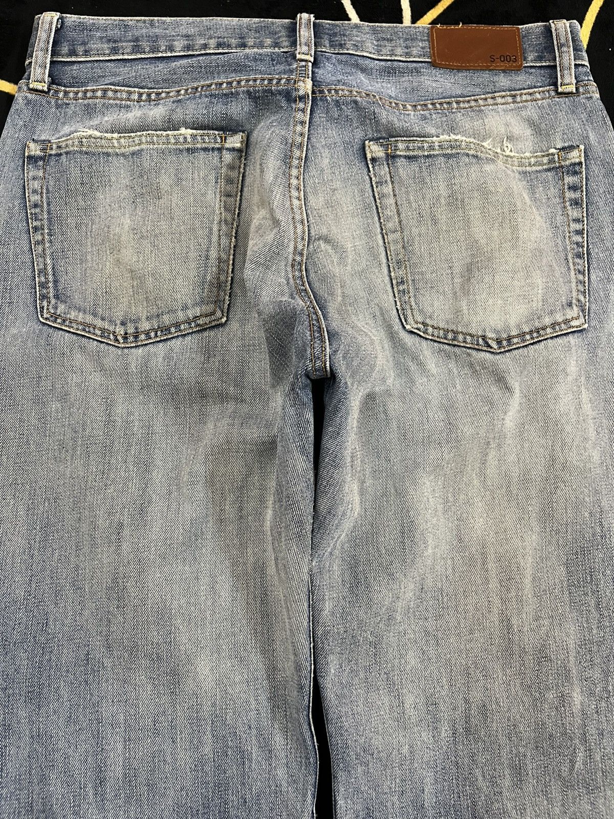 Jun Takahashi × Uniqlo Vintahe Uniqlo S-003 Distressed Denim Size US 34 / EU 50 - 10 Thumbnail