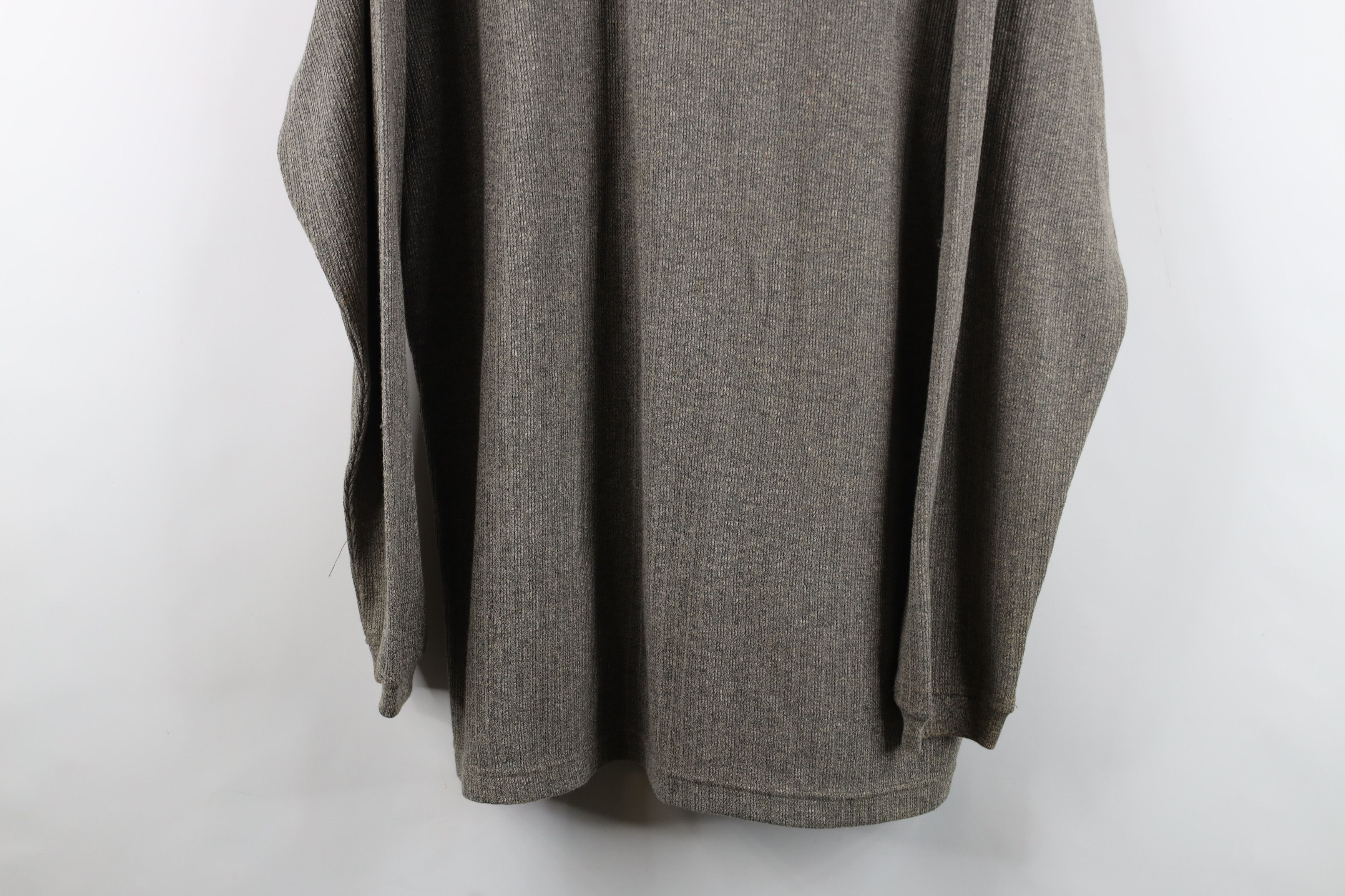 Vintage Vintage 90s Streetwear Knit Long Sleeve Henley T-Shirt Size US L / EU 52-54 / 3 - 3 Thumbnail