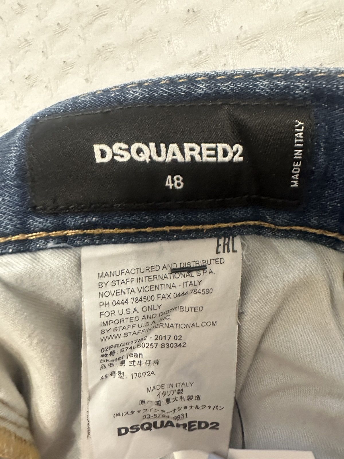 Dsquared2 Dsquared2 straight leg jeans Size US 32 / EU 48 - 3 Thumbnail