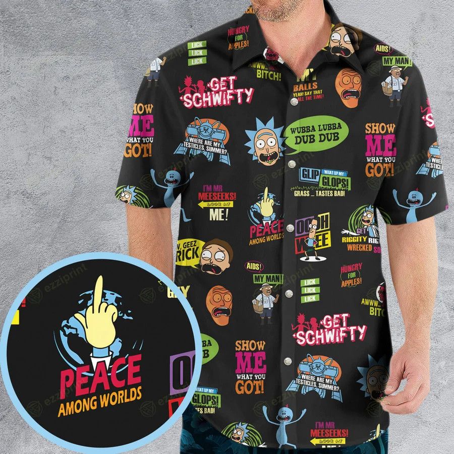 Other GET SCHWIFTY RICK AND MORTY HAWAIIAN SHIRT Size US L / EU 52-54 / 3 - 1 Thumbnail