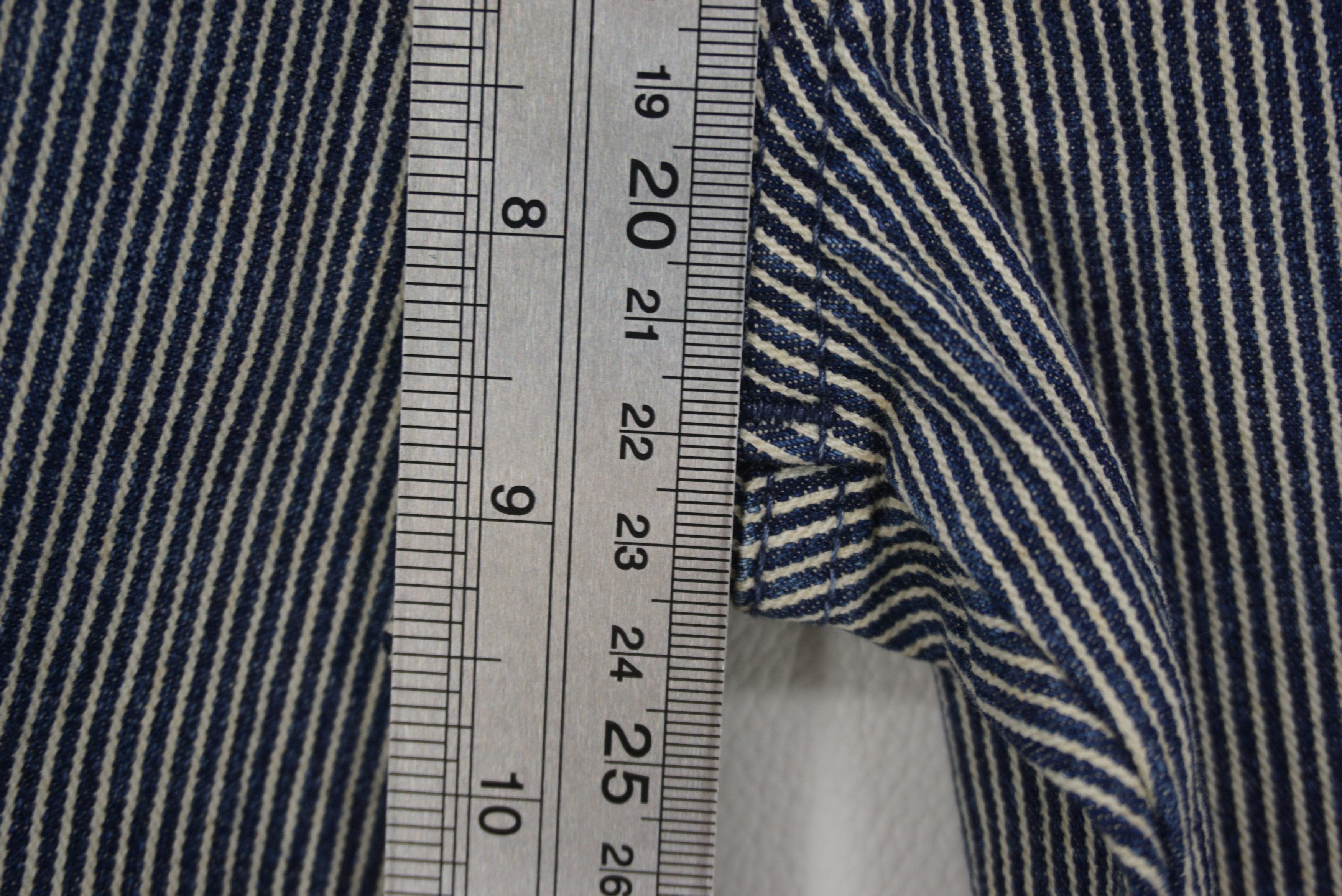 Japanese Brand Betty Smith Jeans fit W29xL29 Low Rise Bootcut Hickory Denim Size 26" / US 2 / IT 38 - 6 Thumbnail