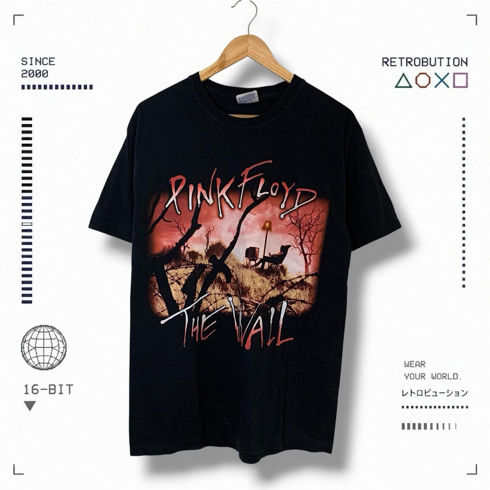 Vintage Vintage Pink Floyd The Wall Graphic Band Shirt Black Size M Size US M / EU 48-50 / 2 - 1 Thumbnail