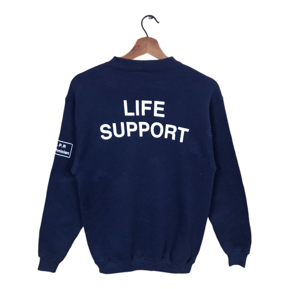 Tultex Vintage Tultex Life Support CPR Technician Sweatshirt Size US S / EU 44-46 / 1 - 1 Thumbnail