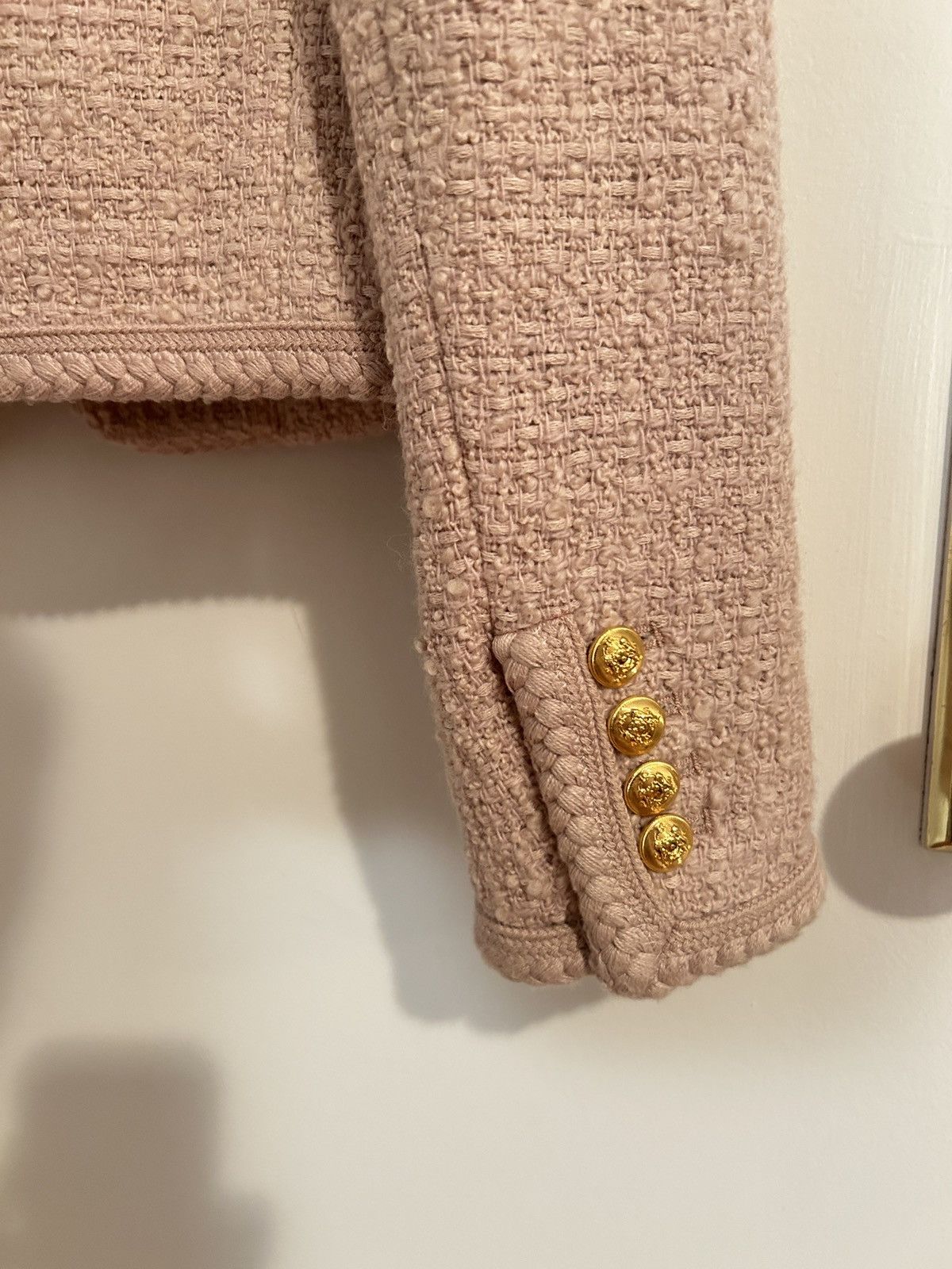 Celine Celine Chelsea Tweed Jacket — Blush Pink (New With Tags) Size M / US 6-8 / IT 42-44 - 8 Thumbnail