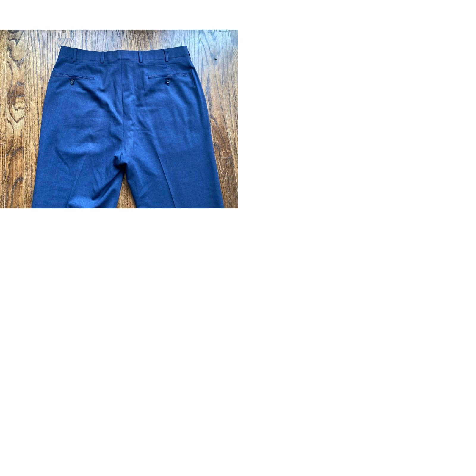 Brooks Brothers Brooks Brothers Dress Pants Mens 36x29 Navy Blue Wool Flat Front Regular Slacks Mens Dress Pants Blue Wool Classic Madison Slacks Size US 36 / EU 52 - 9 Thumbnail