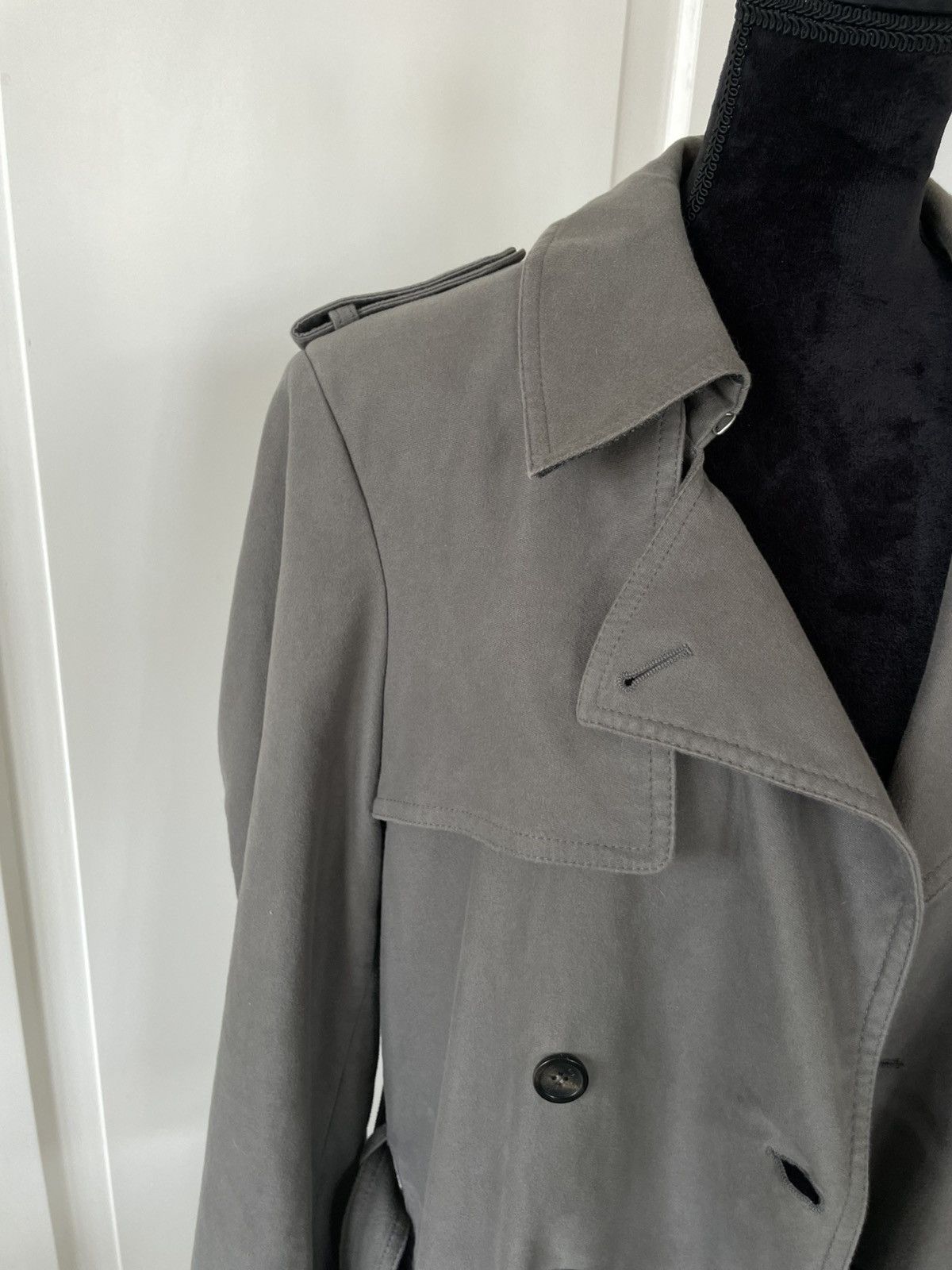 MCQ MCQ - Matte Grey Trenchcoat Size US M / EU 48-50 / 2 - 6 Thumbnail