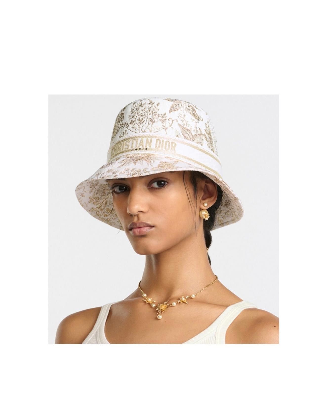 Dior Dior D-Bobby Millefiori Small-Brim Hat Size ONE SIZE - 3 Thumbnail